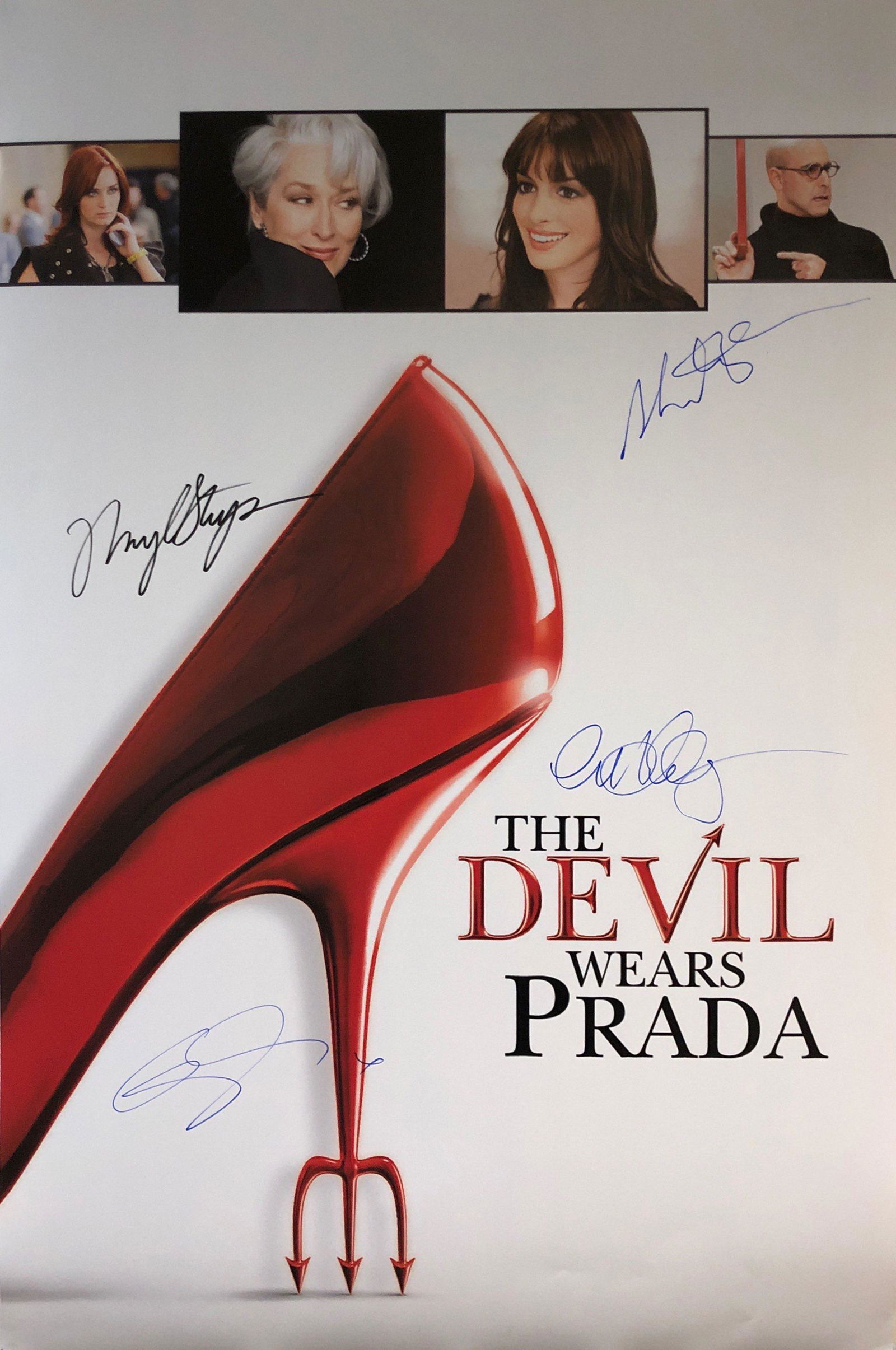 Devil Wears Prada Poster Signed Meryl Streep (1 of 1)