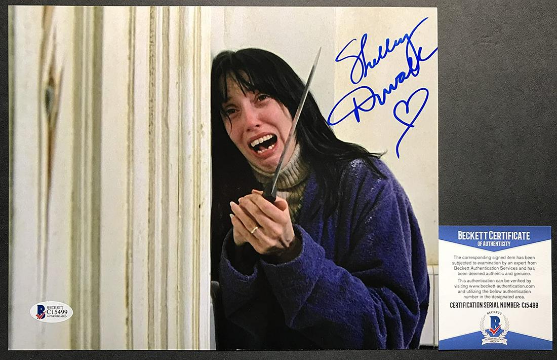 Shelley Duvall Autographed Signed Photo: Category: Autograph CollectiblesSize: Width 8 inches x Height 10 inchesAutograph Includes: Shelley DuvallUnframed Vertified and Excellent ConditionPlease kindly read our Terms and Condition before bid