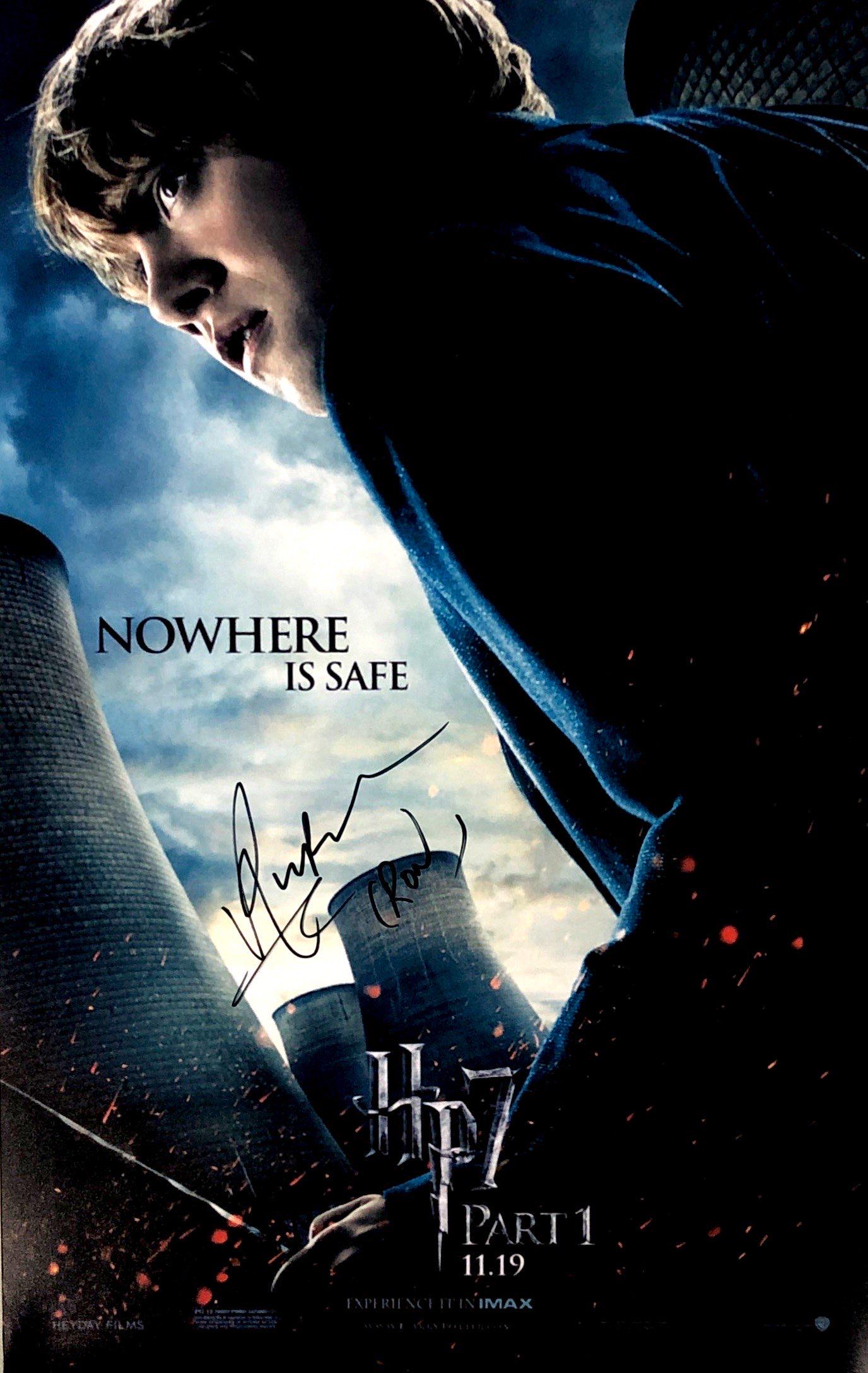 Harry Potter Rupert Grint Autograph Signed Poster (1 of 1)