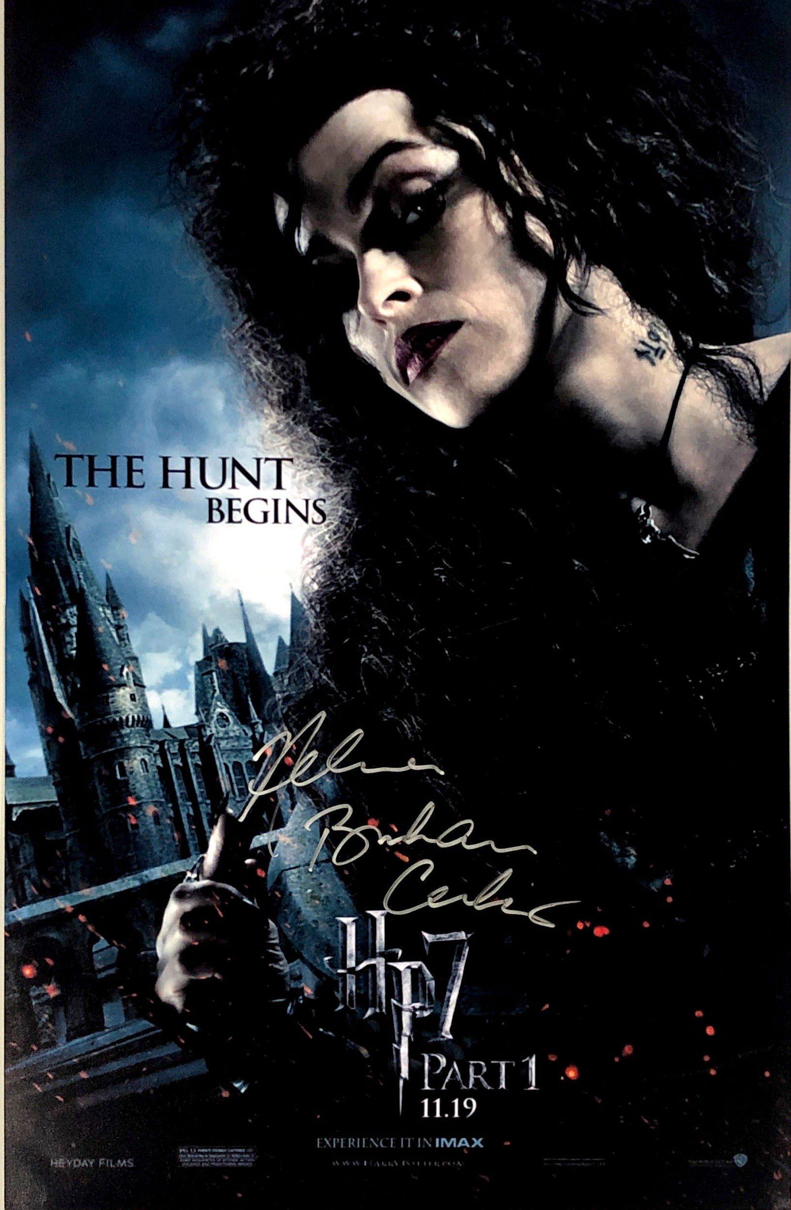 Harry Potter Helena Bonham Carter Autograph Signed (1 of 1)