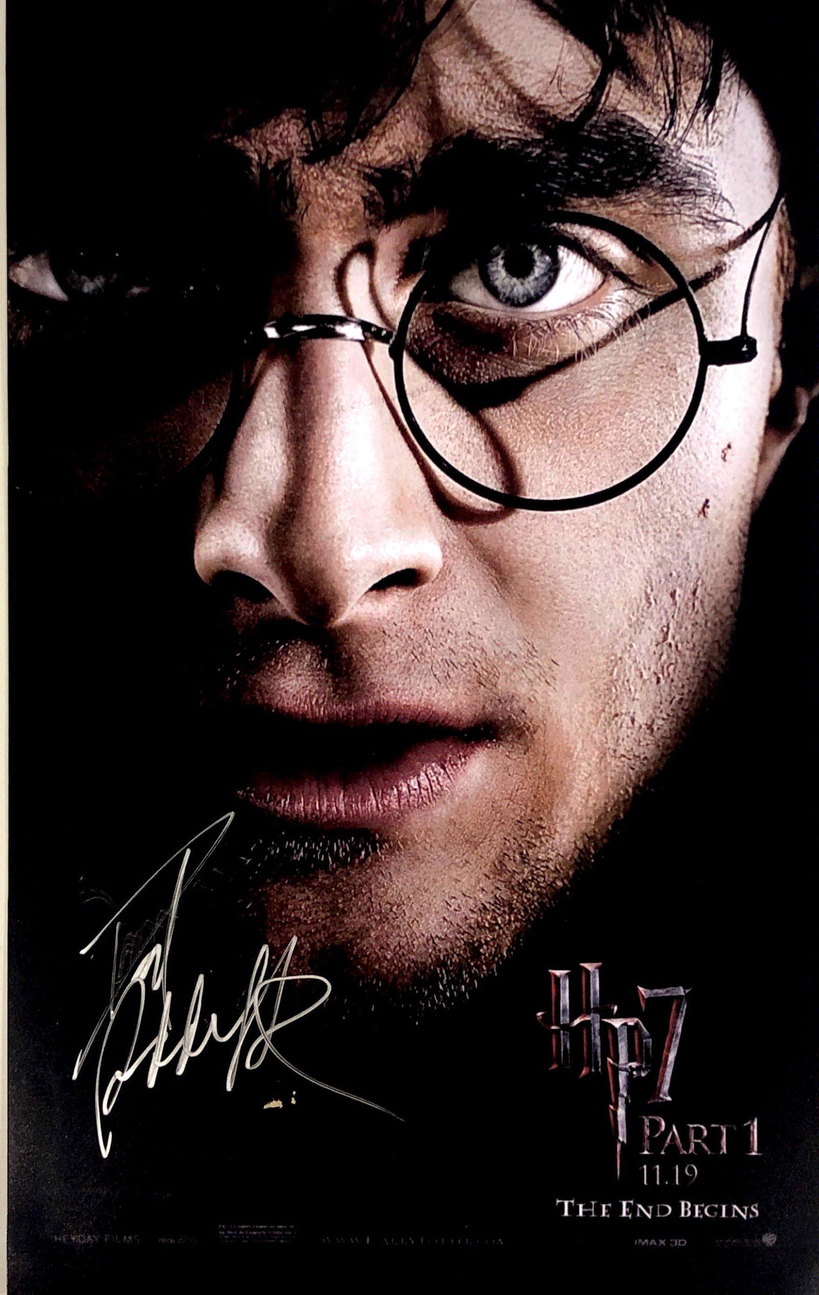 Harry Potter Daniel Radcliffe Autograph Signed Poster (1 of 1)