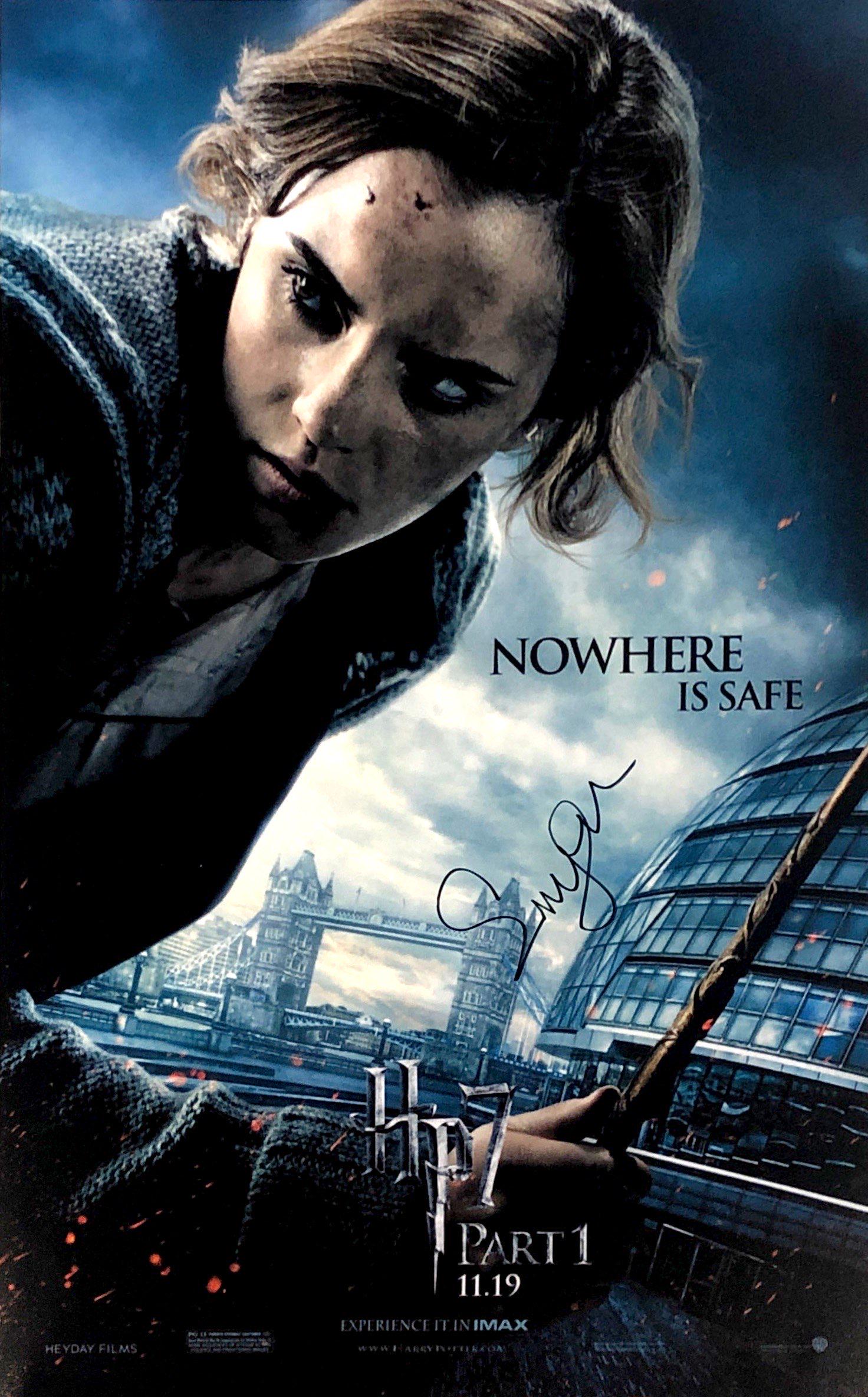 Harry Potter Emma Watson Autograph Signed Poster (1 of 1)