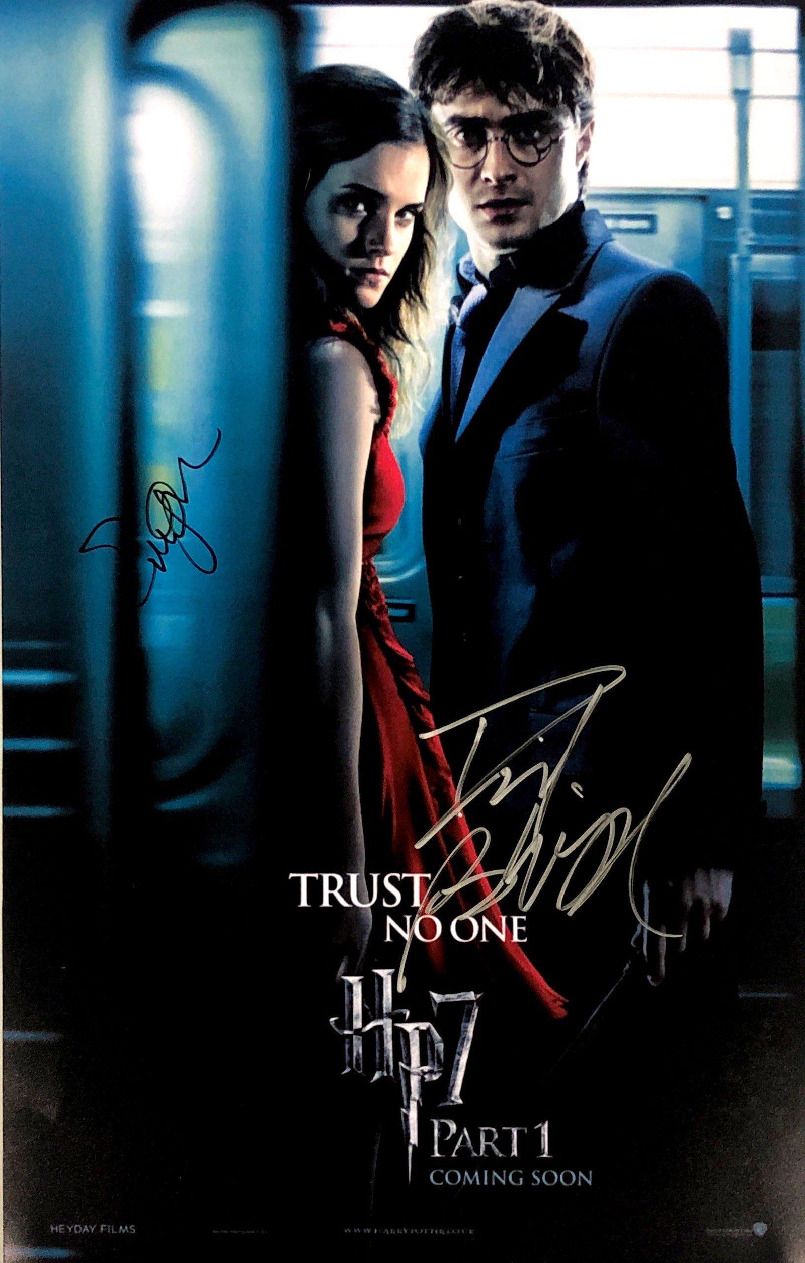 Harry Potter Emma Watson Autograph Signed Poster (1 of 1)