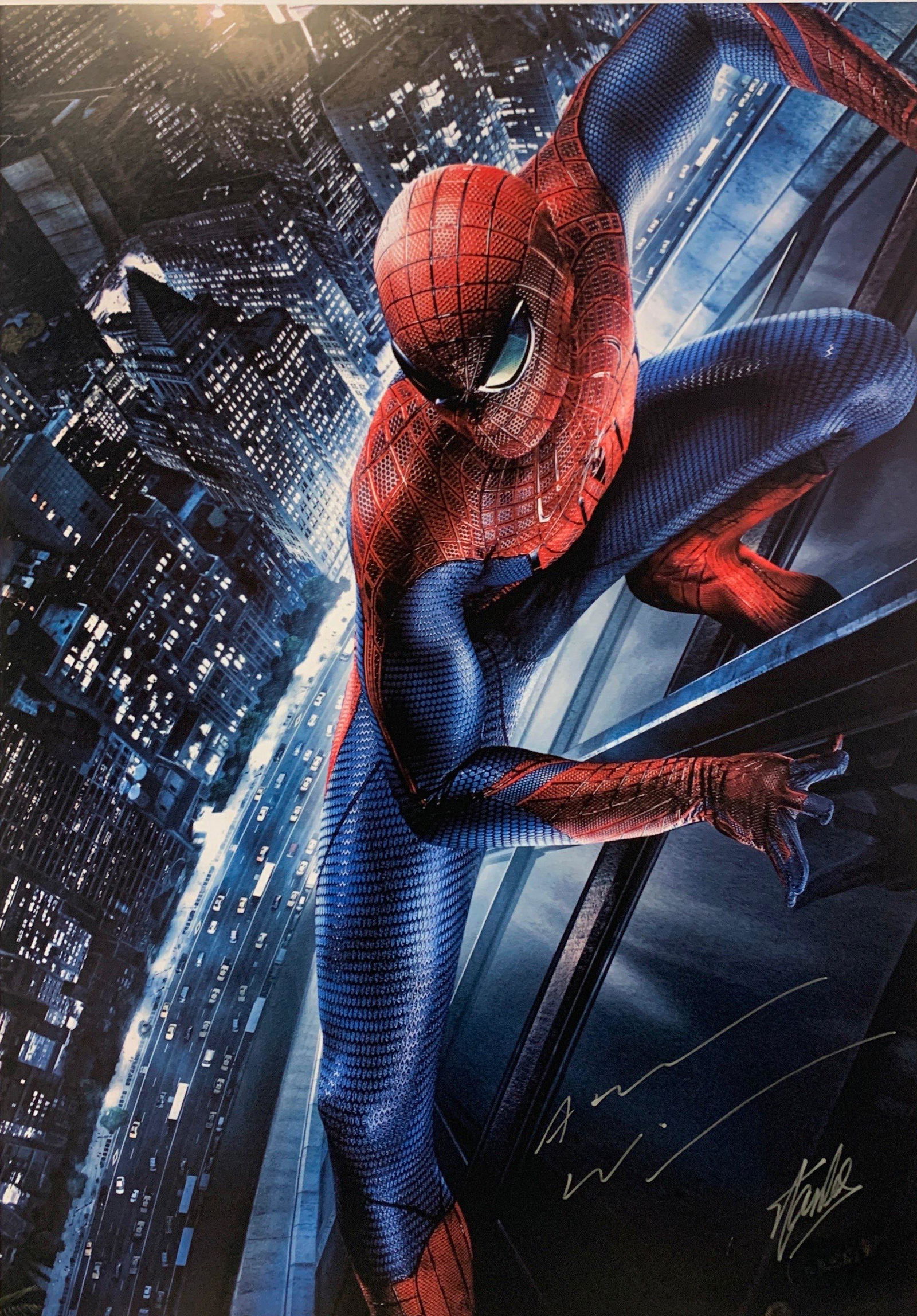 Stan Lee Autograph Signed Amazing Spiderman Poster (1 of 1)