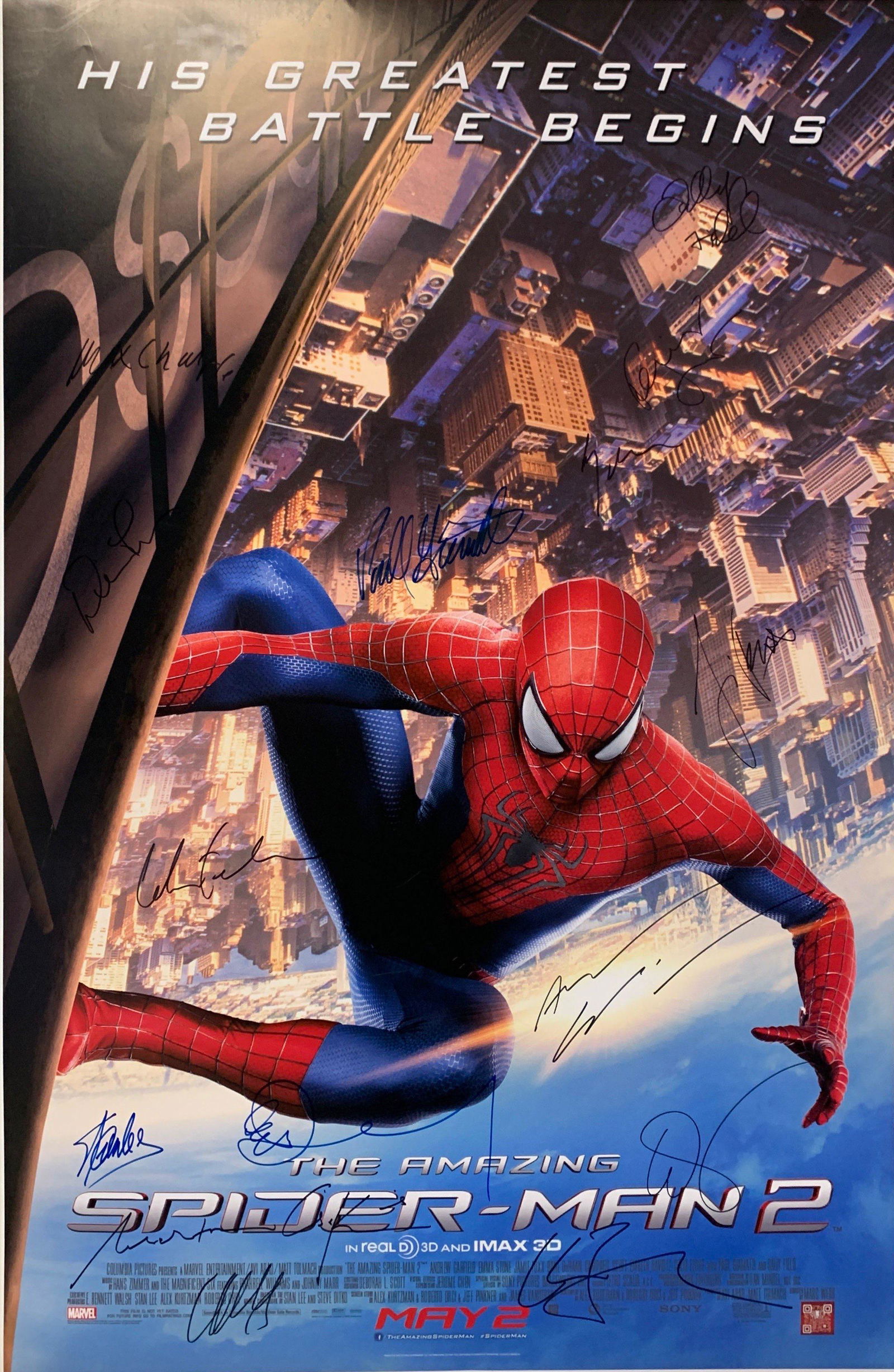 Stan Lee Autograph Signed Amazing Spiderman Poster (1 of 1)