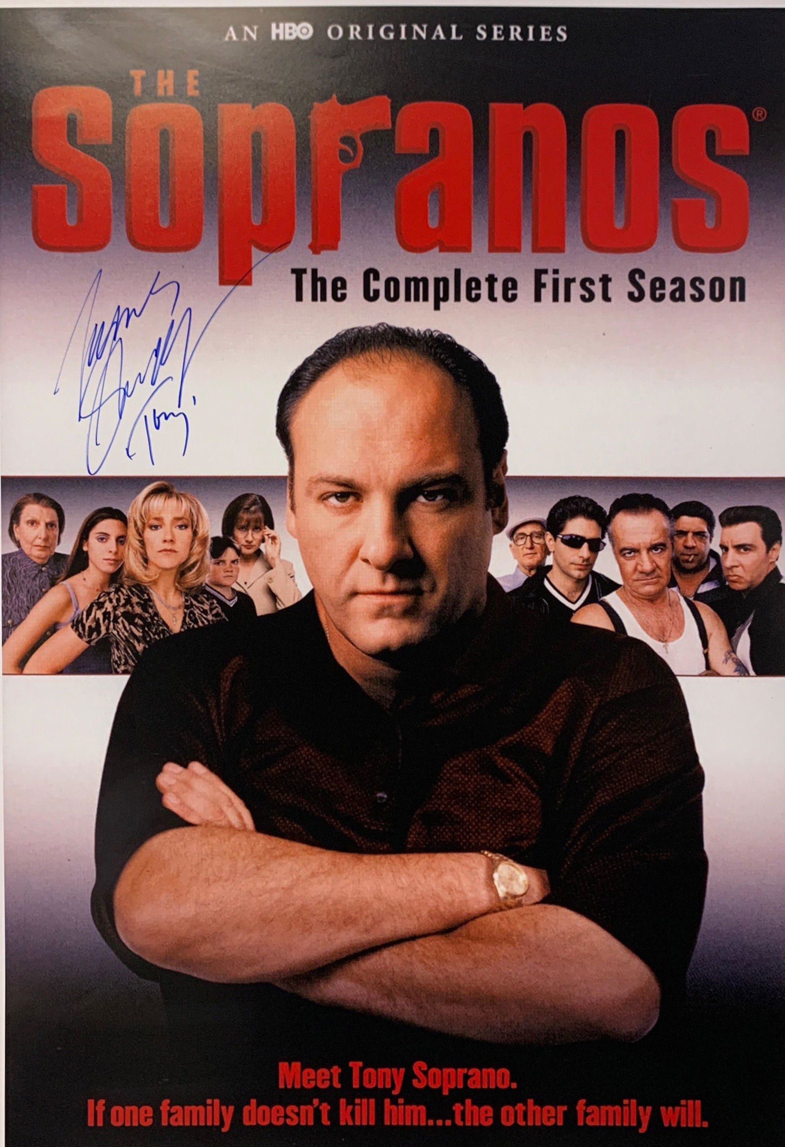 James Gandolfini Autograph Signed Sopranos Poster (1 of 1)