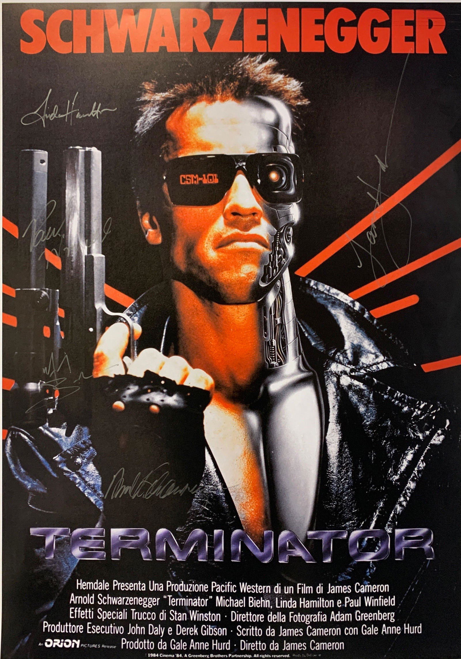 Arnold Schwarzenegger Autograph Signed Terminator (1 of 1)