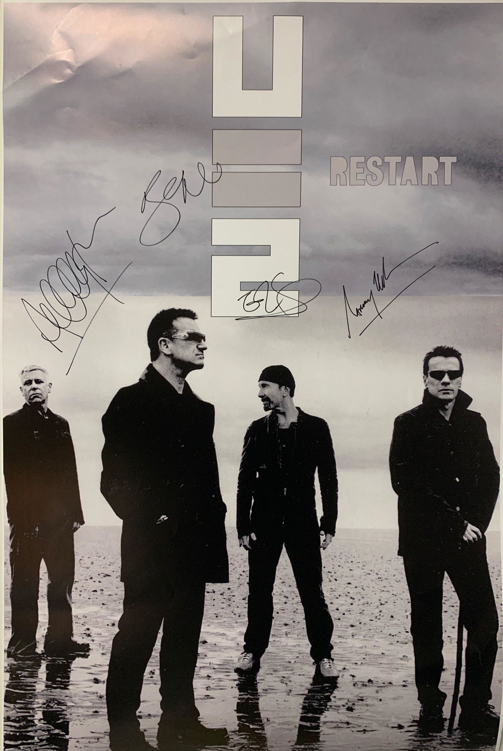Autograph Signed U2 Poster (1 of 1)