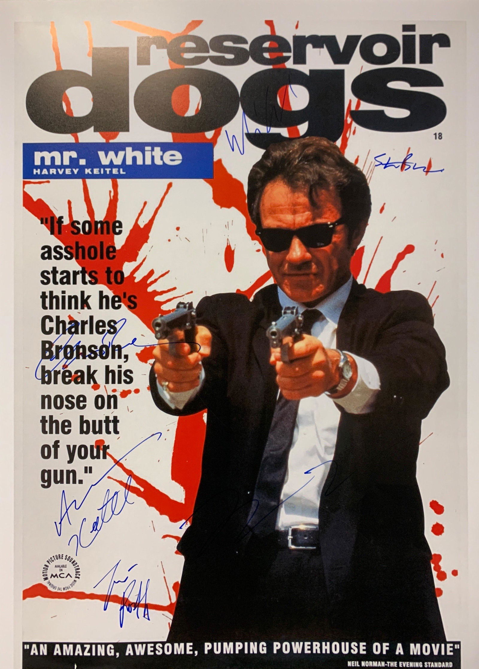 Autograph Signed Reservoir Dogs Poster (1 of 1)