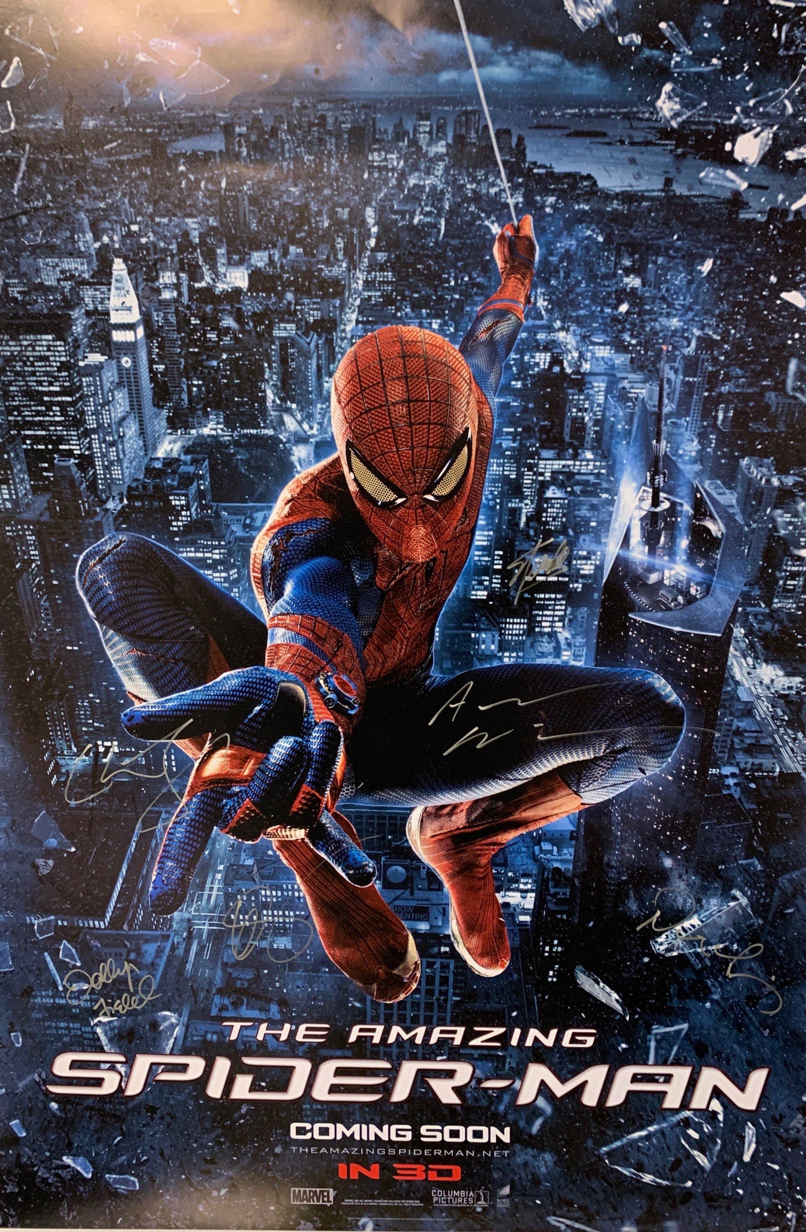 Autograph Signed Amazing Spider Poster (1 of 1)