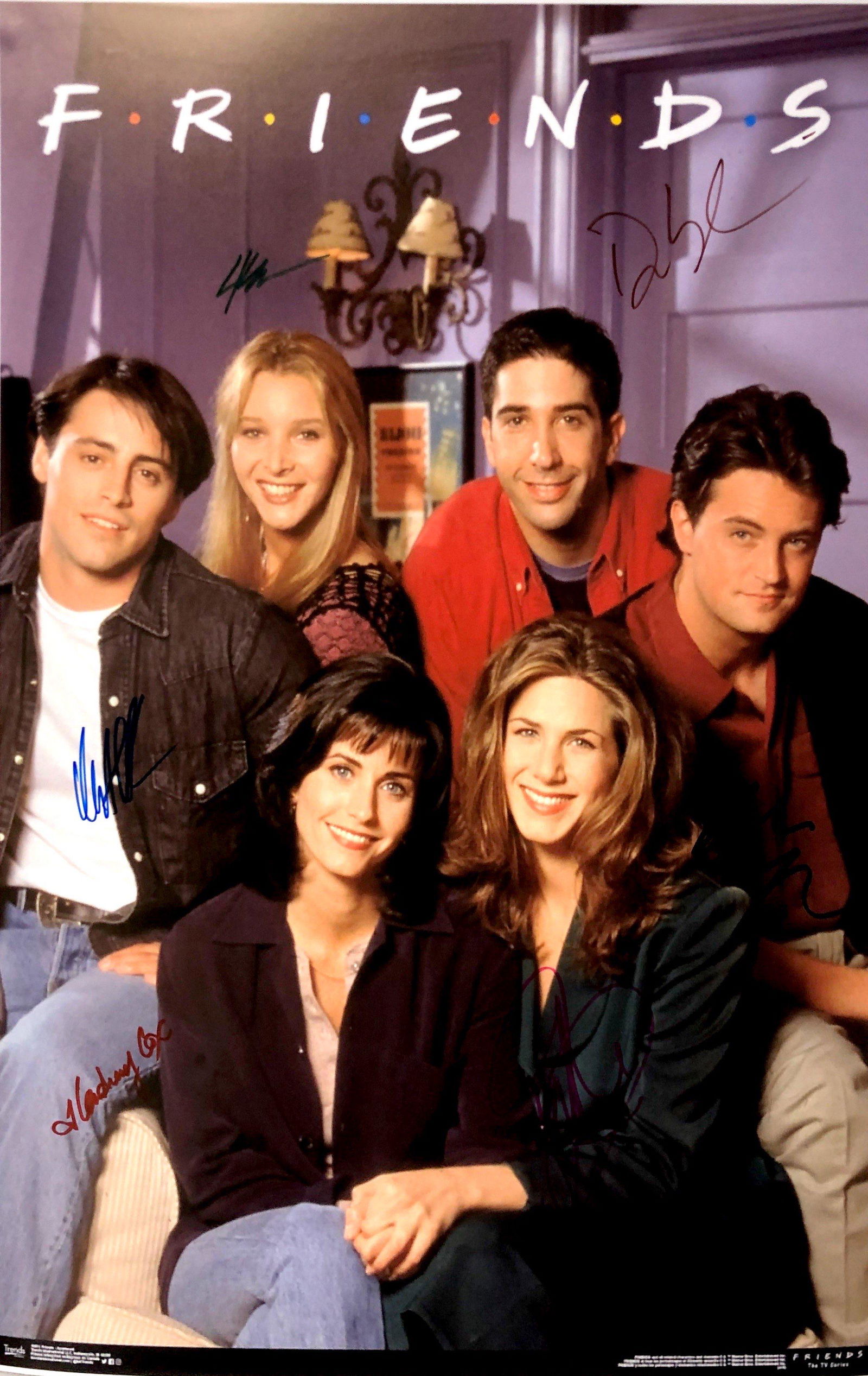 Autograph Signed FRIENDS Poster (1 of 1)