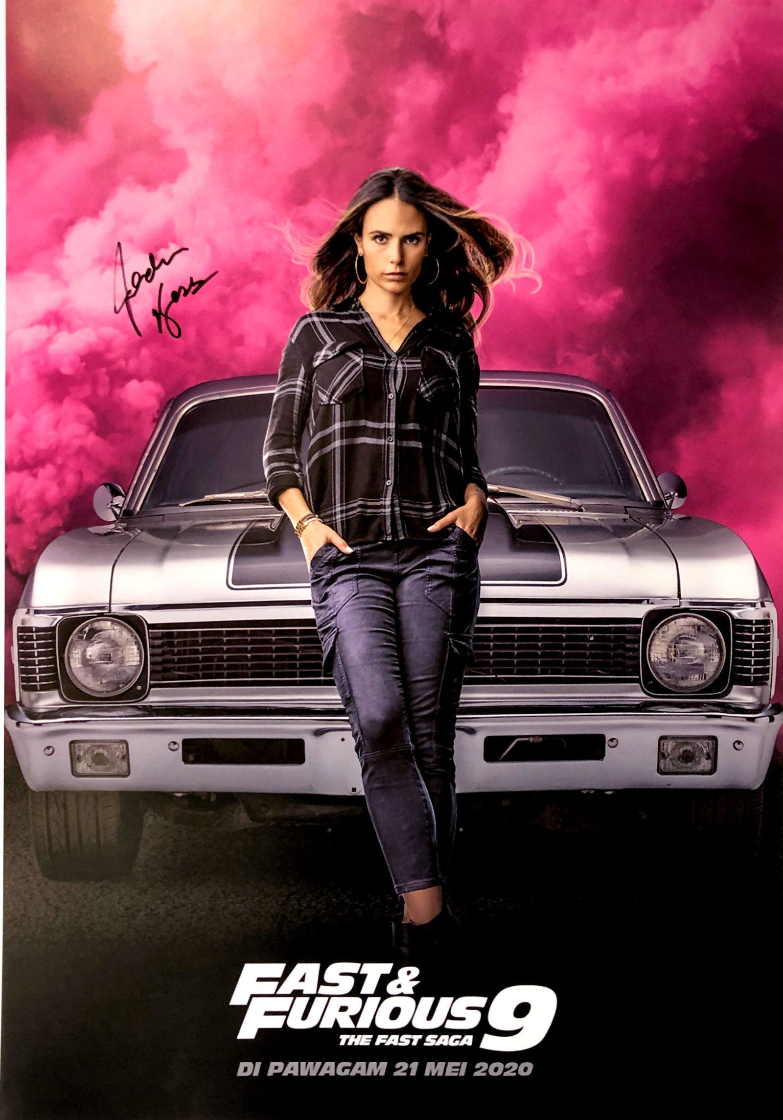 Autograph Signed Fast and Furious 9 Poster (1 of 1)