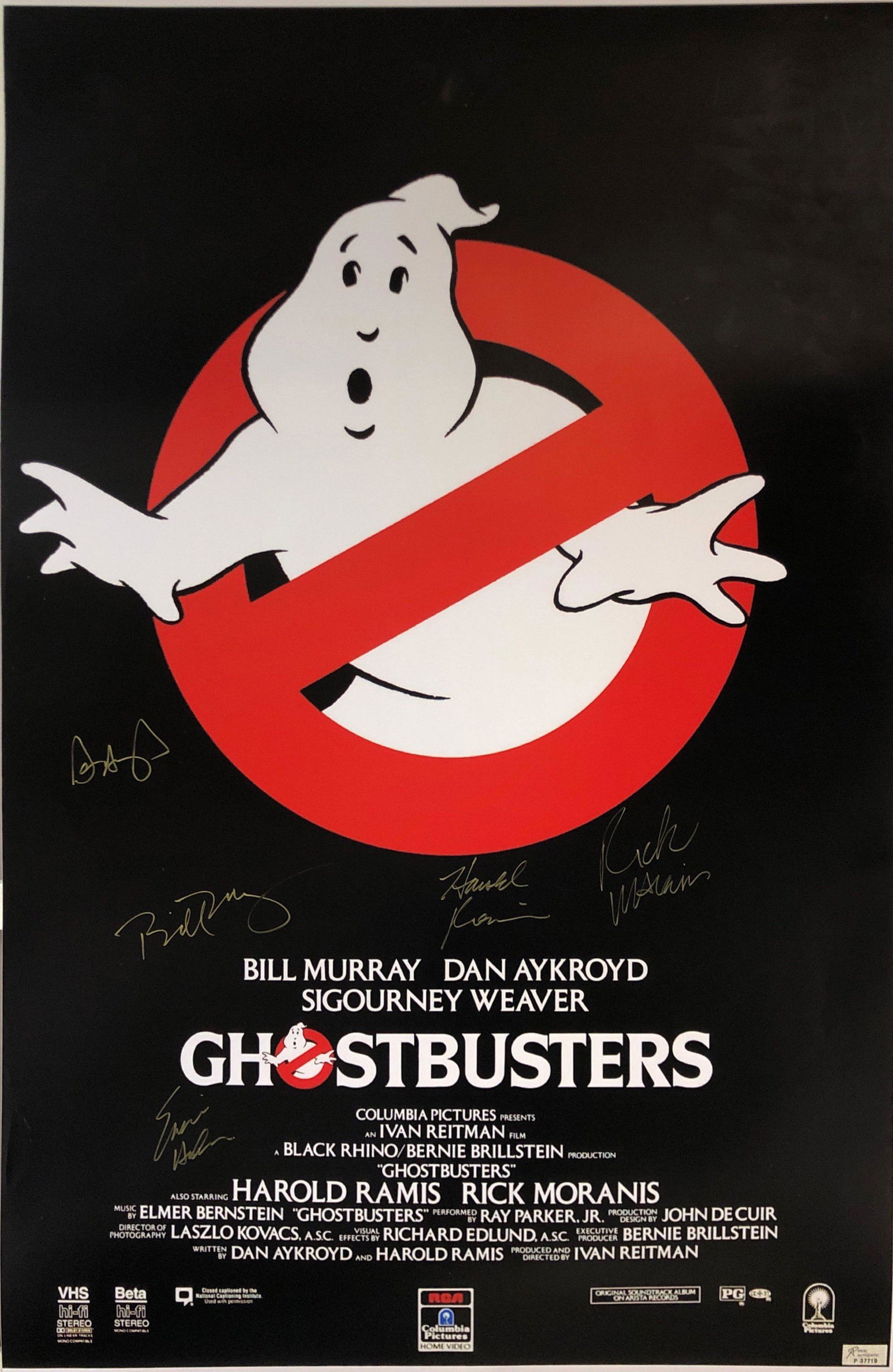Ghostbusters Bill Murray Signed Poster (1 of 1)
