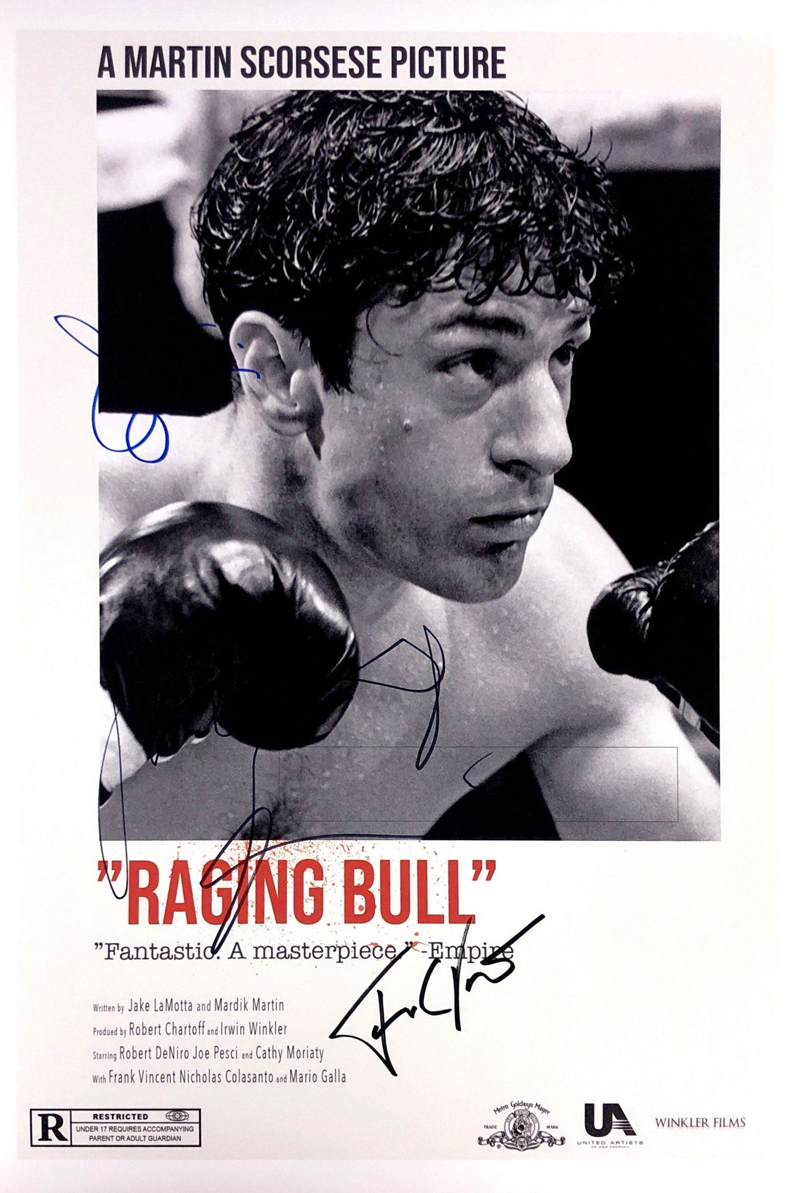 Robert De Niro Autograph Signed Raging Bull Poster (1 of 1)