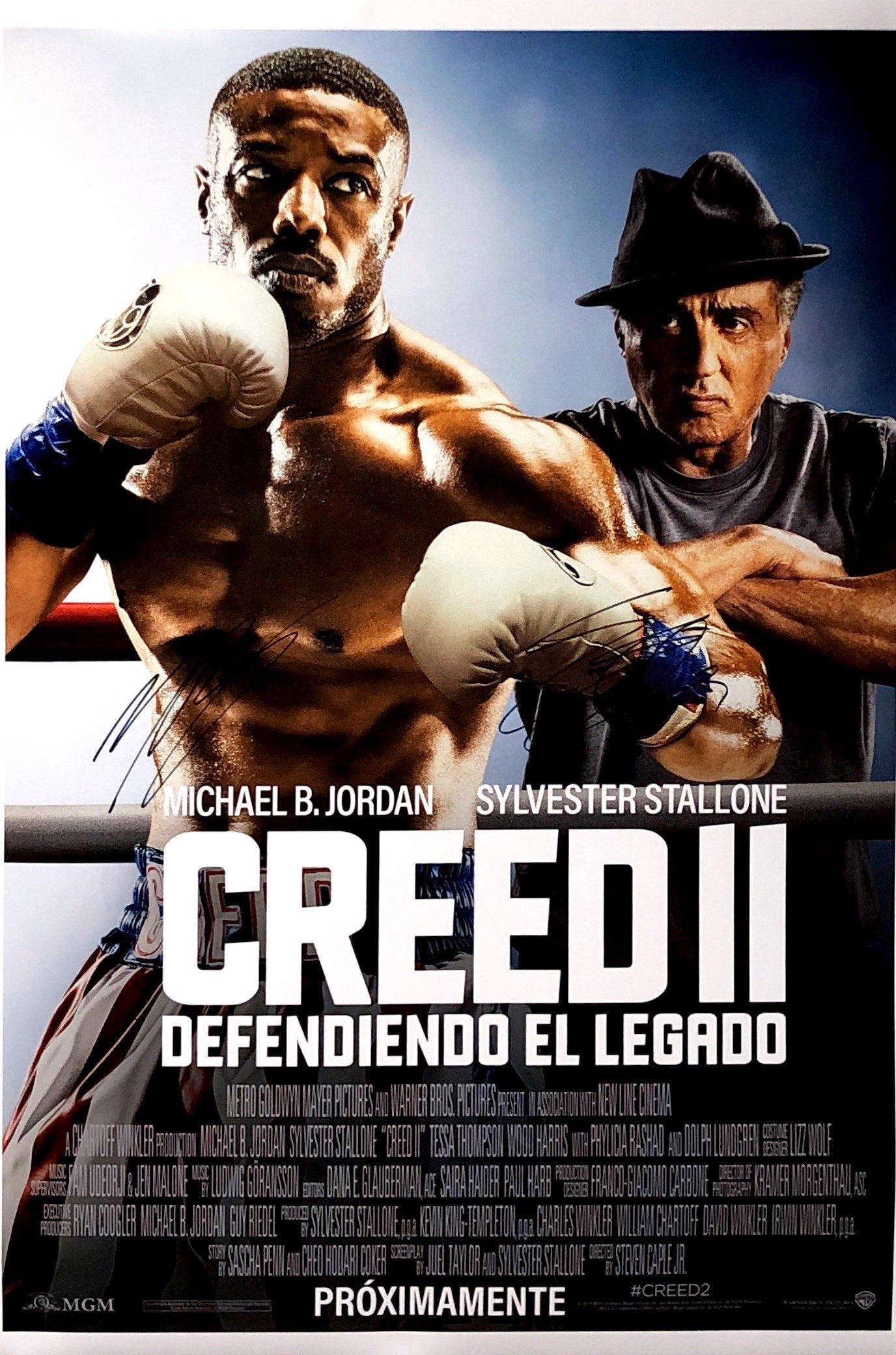Sylvester Stallone Autograph Signed Creed  Poster (1 of 1)