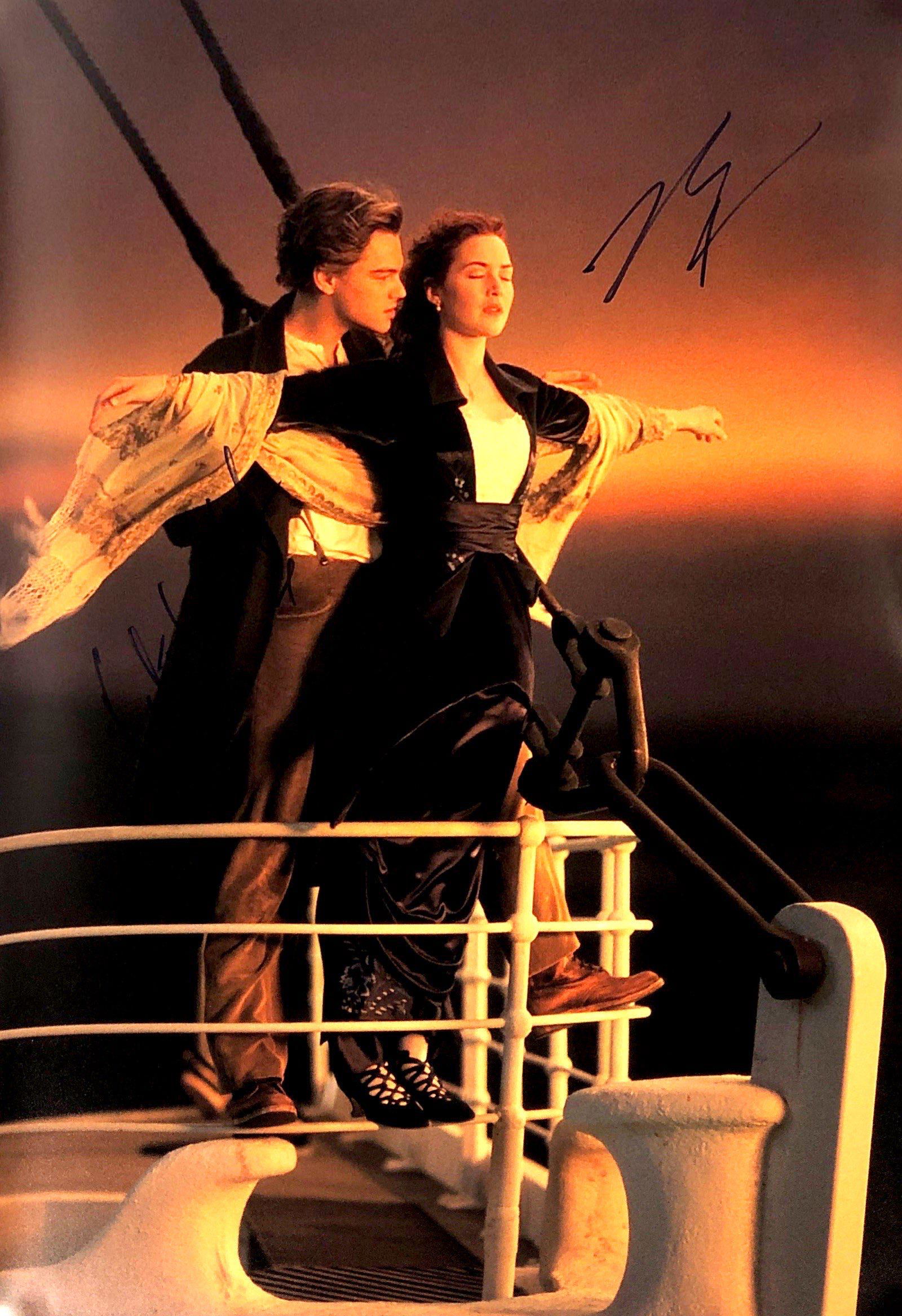 Leonardo DiCarpio Kate Winslet Autograph Signed Titanic (1 of 1)