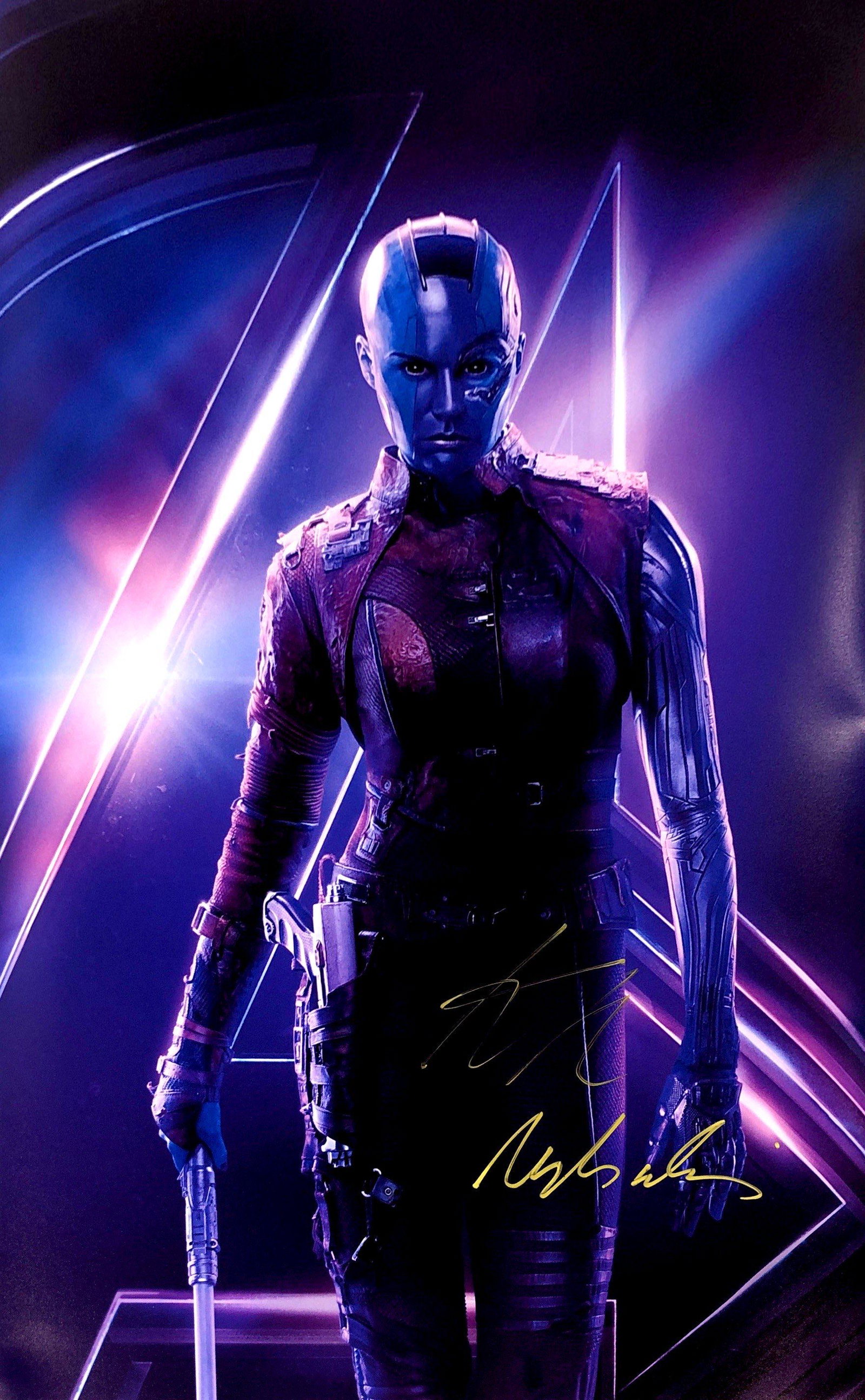 Karen Gillan Autograph Signed Guardians of the Galaxy: Category: Autograph CollectiblesSize: Width 16 inches x Height 23 inchesAutograph Includes: Karen GillanUnframed Vertified and Excellent ConditionPlease kindly read our Terms and Condition before bidd
