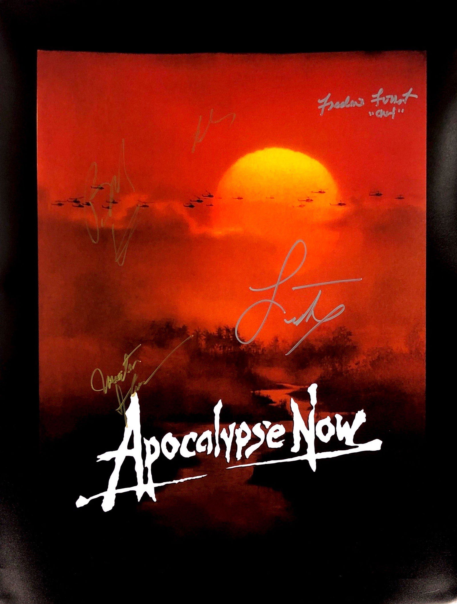 Martin Sheen Autograph Signed Apocalypse Now Poster (1 of 1)