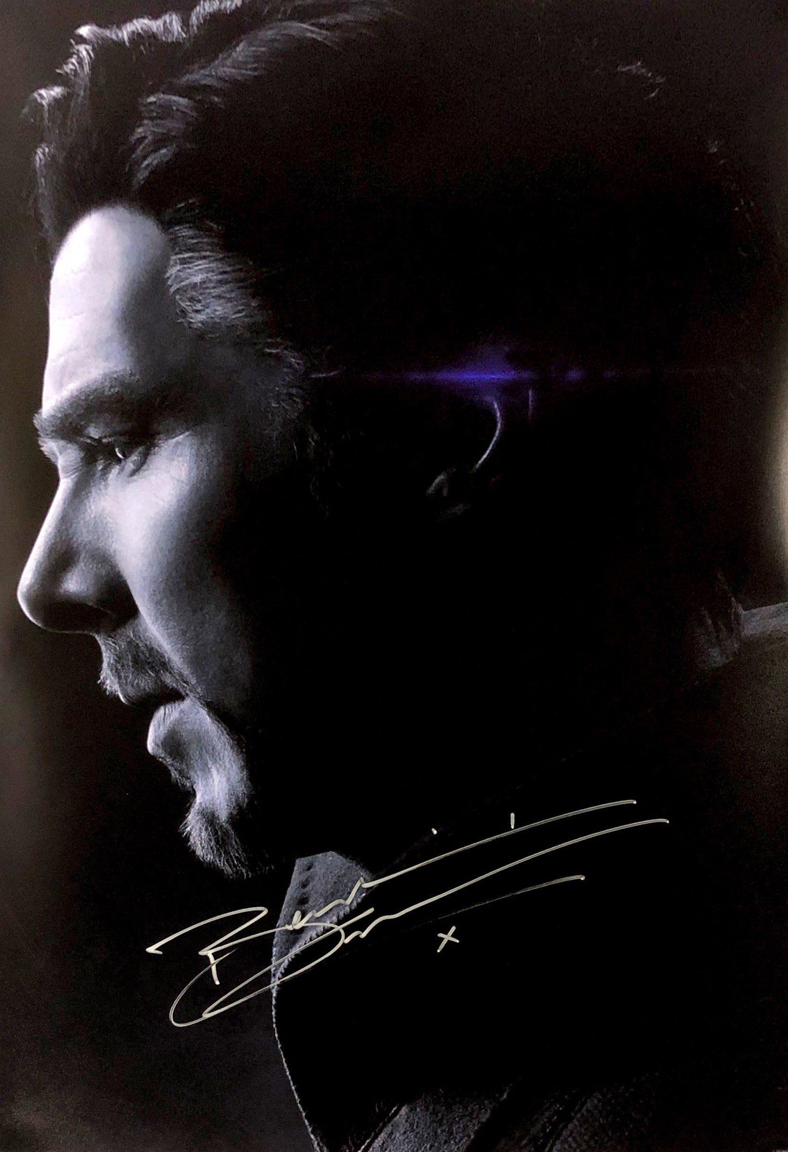Benedict Cumberbatch Autograph Signed Avengers Poster (1 of 1)