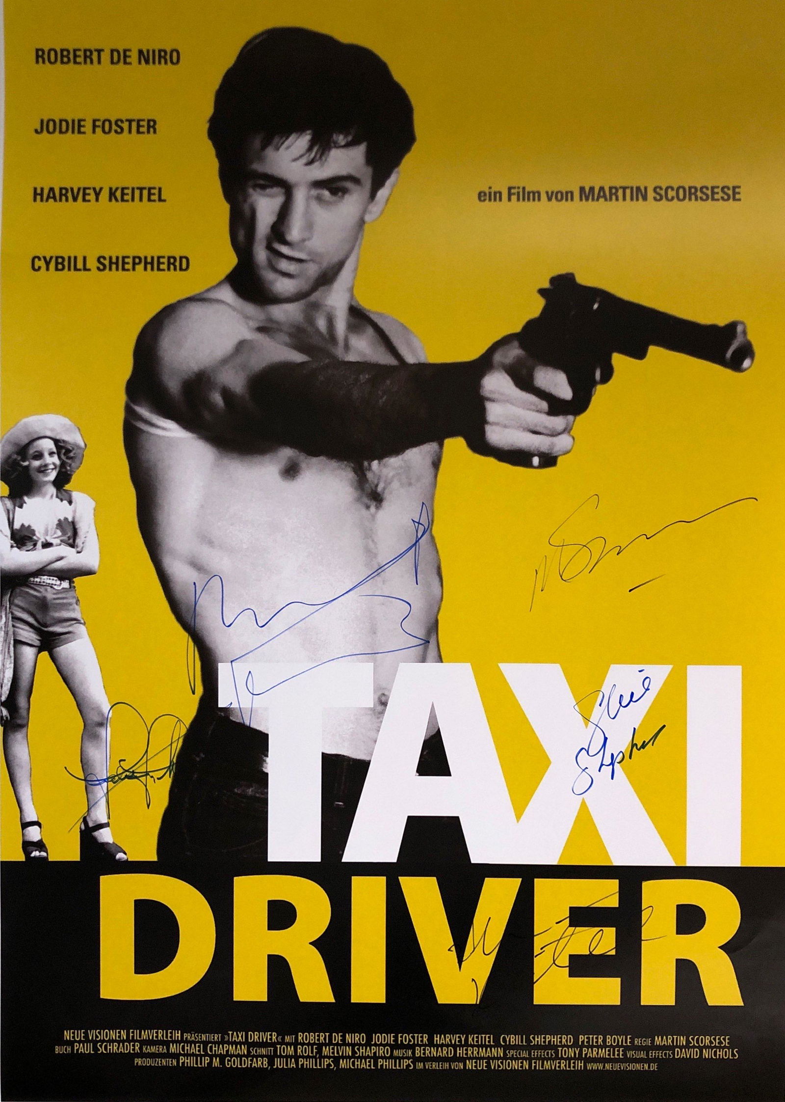 Robert De Niro Autograph Signed Taxi Driver Poster (1 of 1)