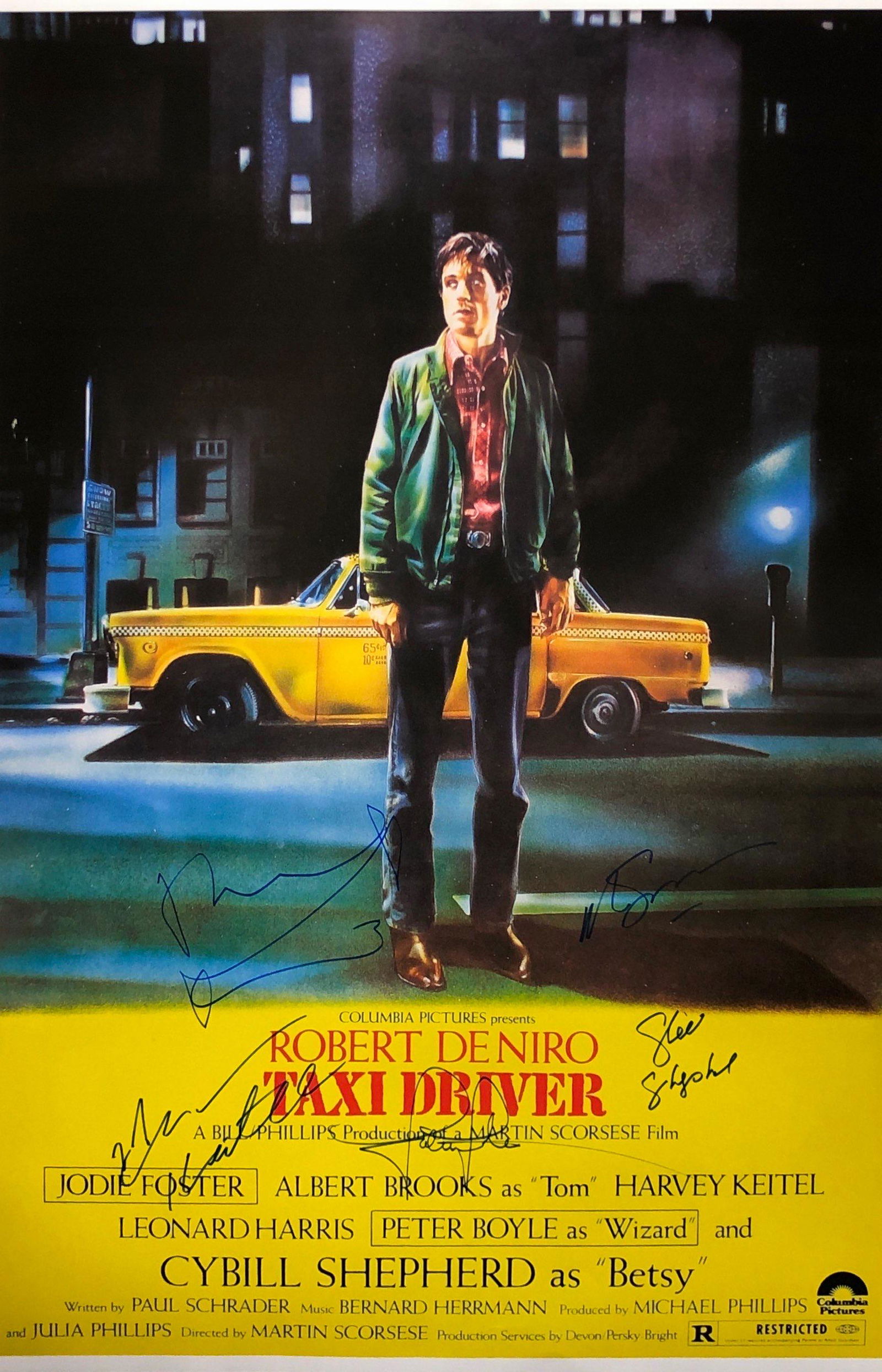 Taxi Driver Poster Robert De Niro Autographed Signed (1 of 1)