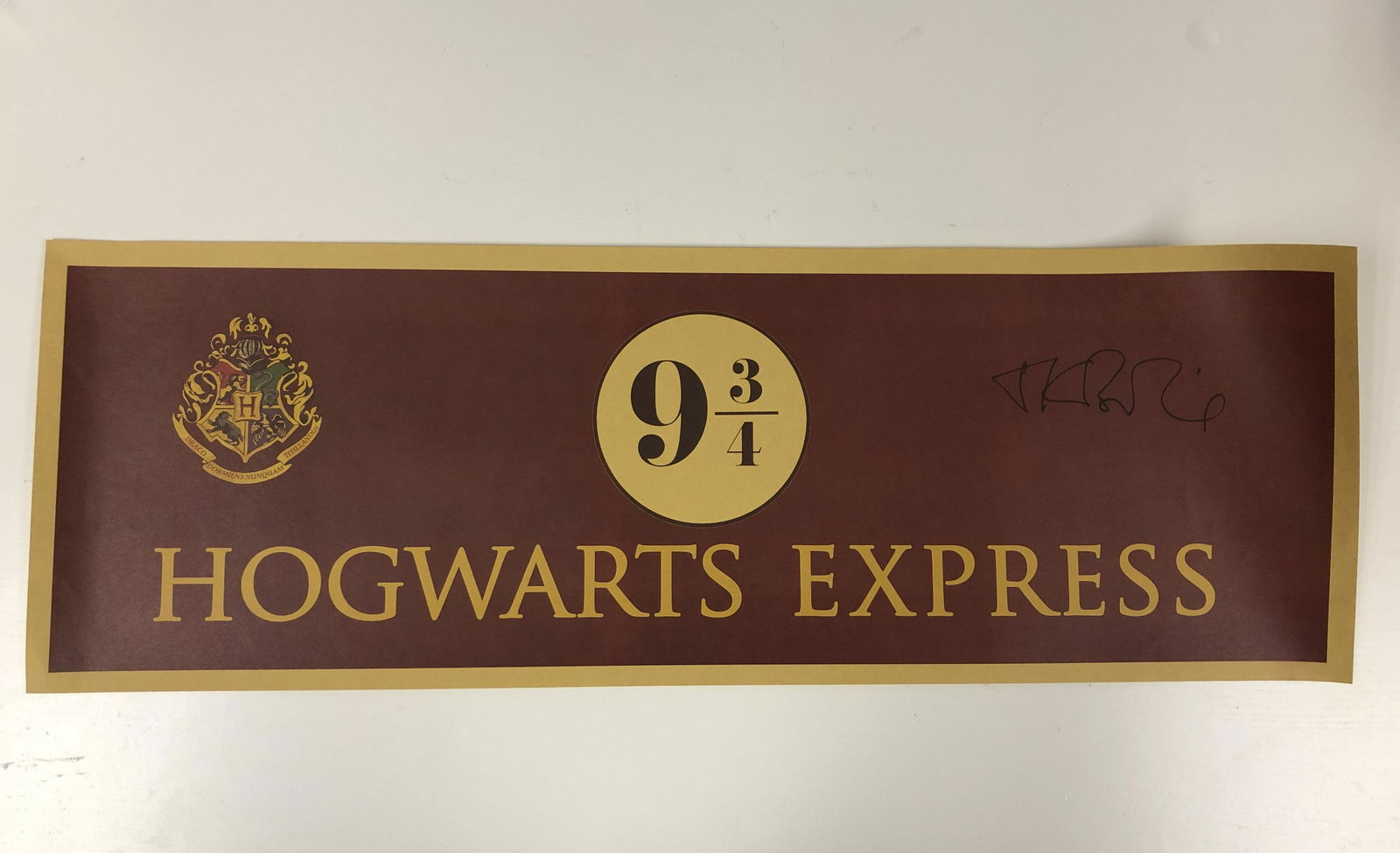 Harry Potter Playfrom JK Rowling Poster Signed (1 of 1)