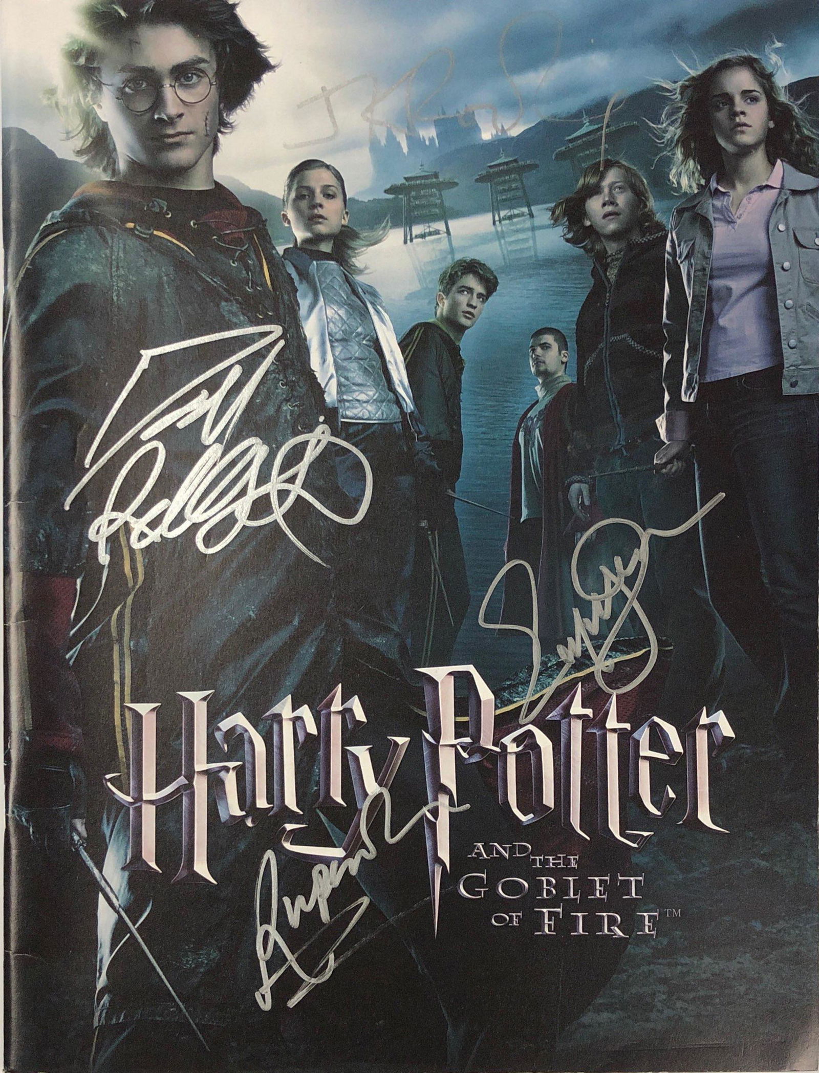 Signed Harry Potter Goblet of Fire Movie Picture Book (1 of 1)