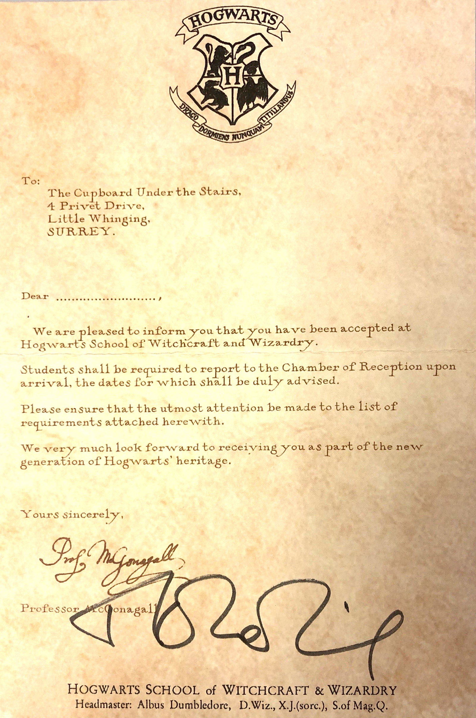 Autograph Signed Harry Potter Prints: Autograph Includes: JK RowlingUnframed Vertified and Excellent Condition Please kindly read our Terms and Conditions before bidding.