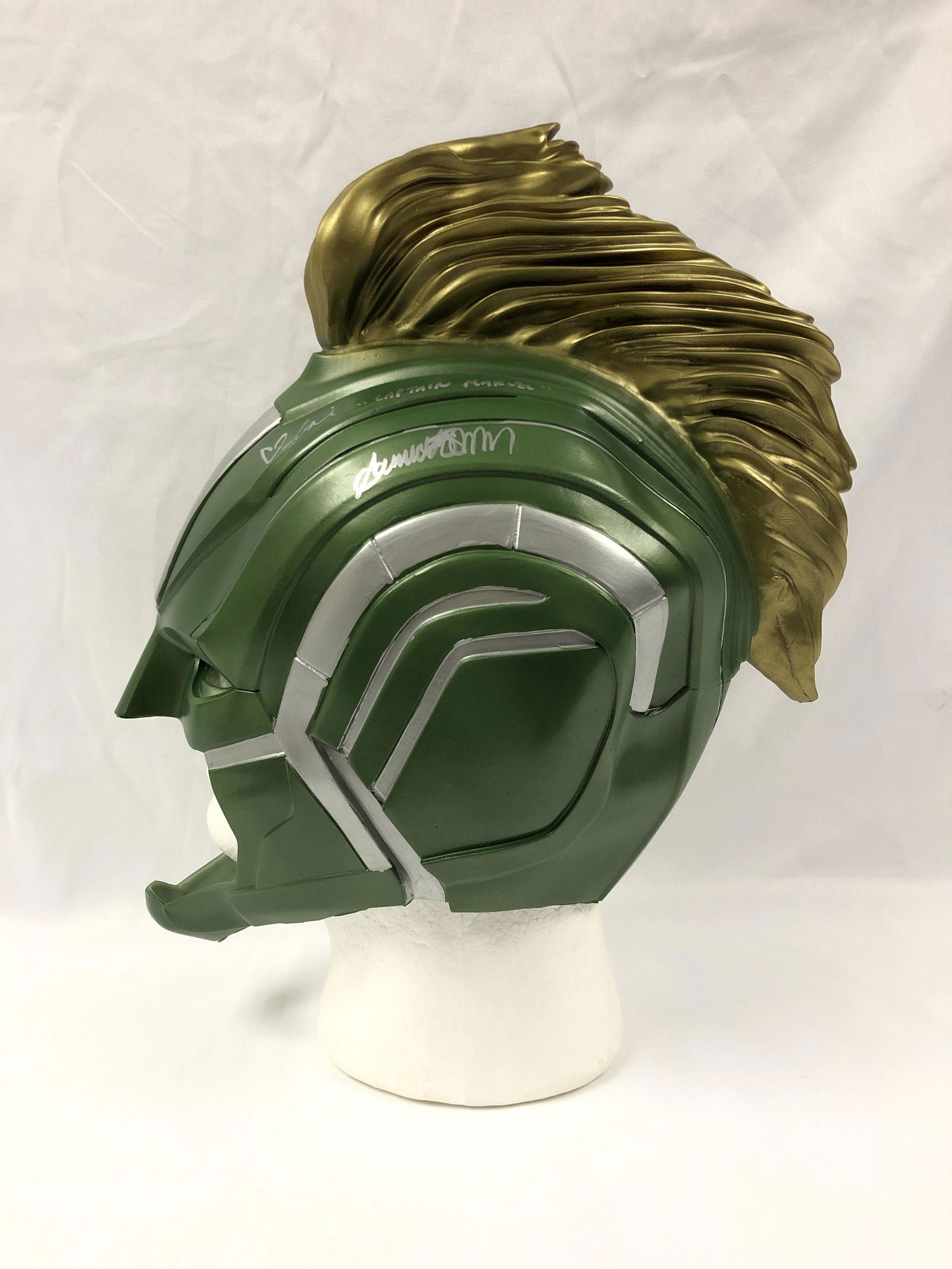 Signed Captain Marvel Brie Larson Mask (1 of 7)