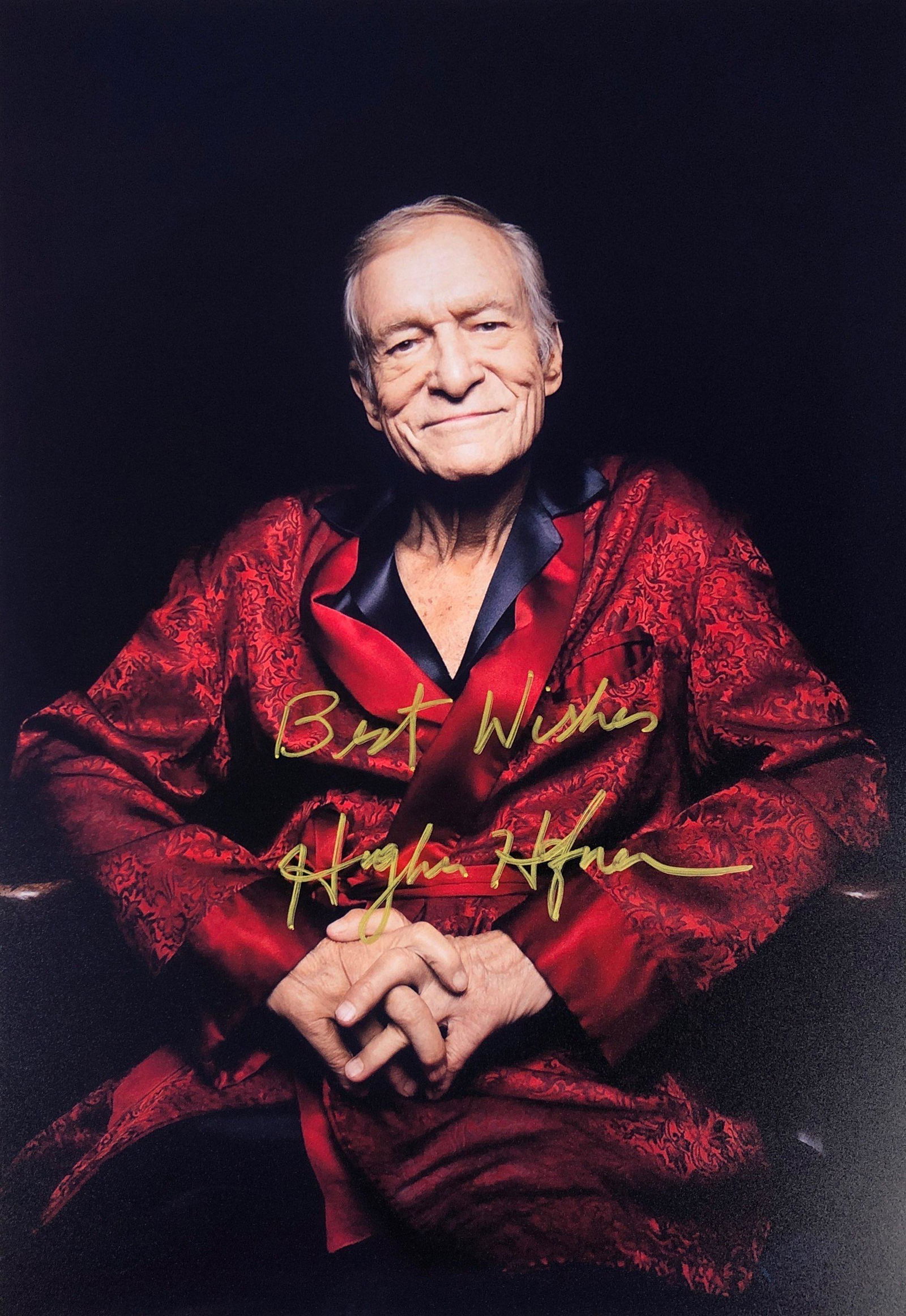 Hugh Hefner Photo Autographed Signed (1 of 1)