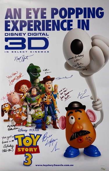 Autograph Signed Toy Story 3 Tim Allen Poster On May 30 21 Ben Toy House In London Autograph Signed Toy Story 3 Tim Allen Poster On May 30 21 Ben Toy House In London