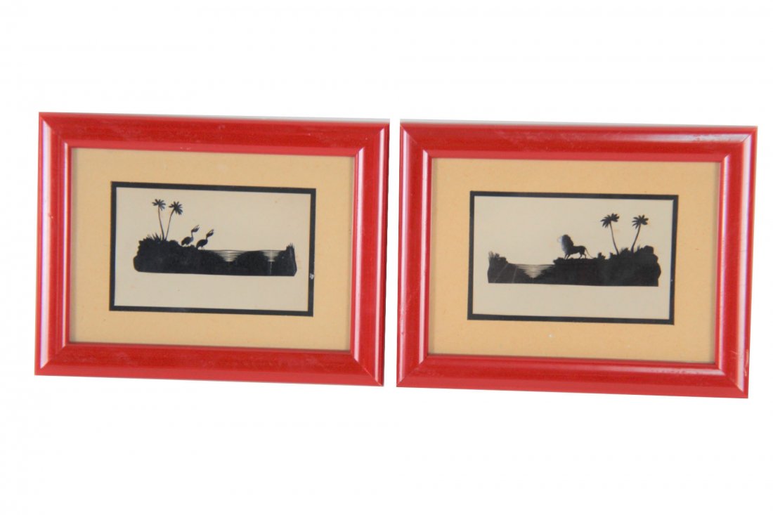 Pair Of Silhouettes By Simeon Lord Brierley (1 of 4)