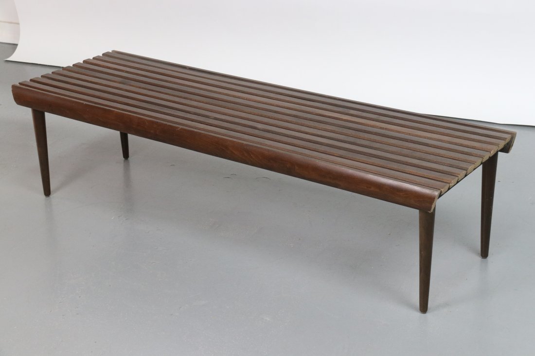 MCM Slat Bench Made in Yugoslavia (1 of 6)