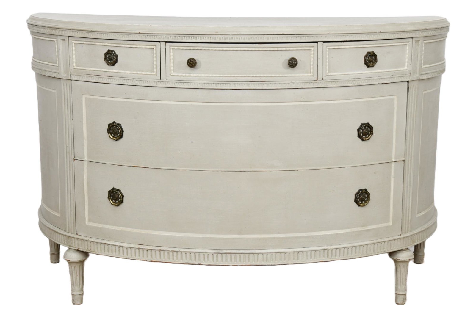 Demilune Swedish Painted Commode (1 of 11)