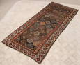 Antique Vegetable Dye Caucasian Persian Runner