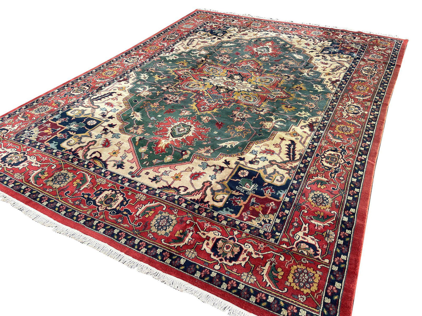 Persian Tabriz And Knotted Carpet 10 X 14 (1 of 9)