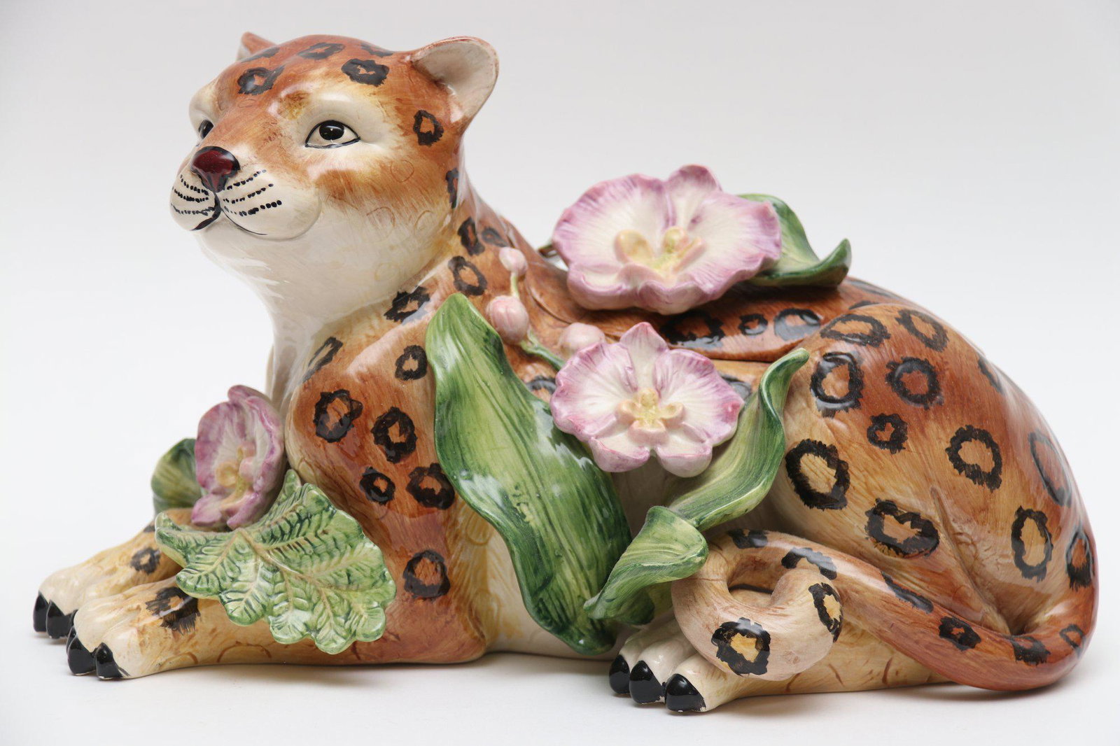 Kaldun And Bogle Leopard Covered Jar (1 of 7)