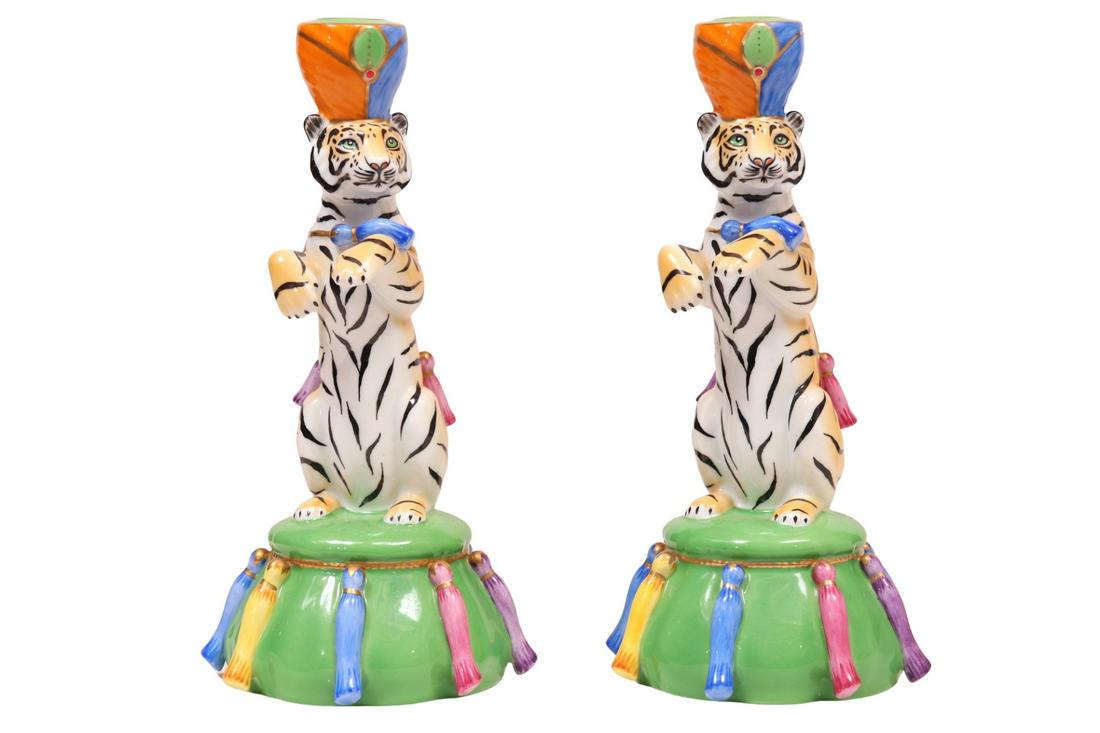 Lynn Chase Tiger Raj Candle Holders (1 of 7)