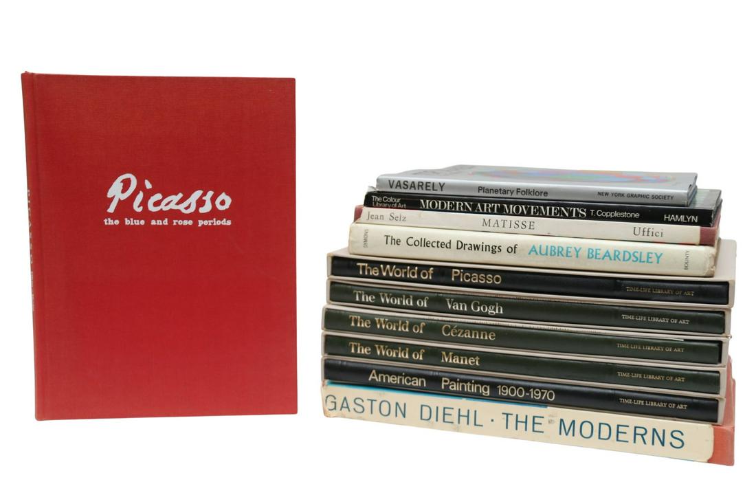 Art Book Collection Including Picasso, Vasarely And More Auction