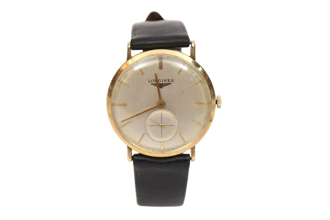 Men's Vintage 14 Karat Yellow Gold Longines Wristwatch (1 of 5)