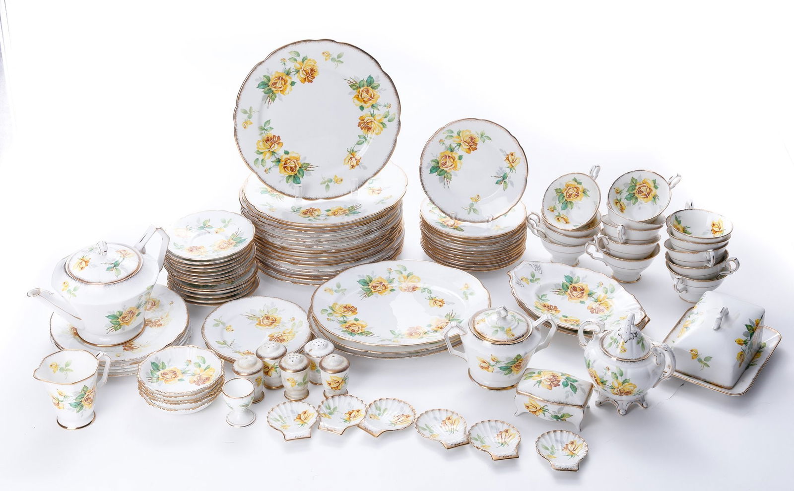 Royal Staffordshire Royal Rose Dish Set (1 of 11)