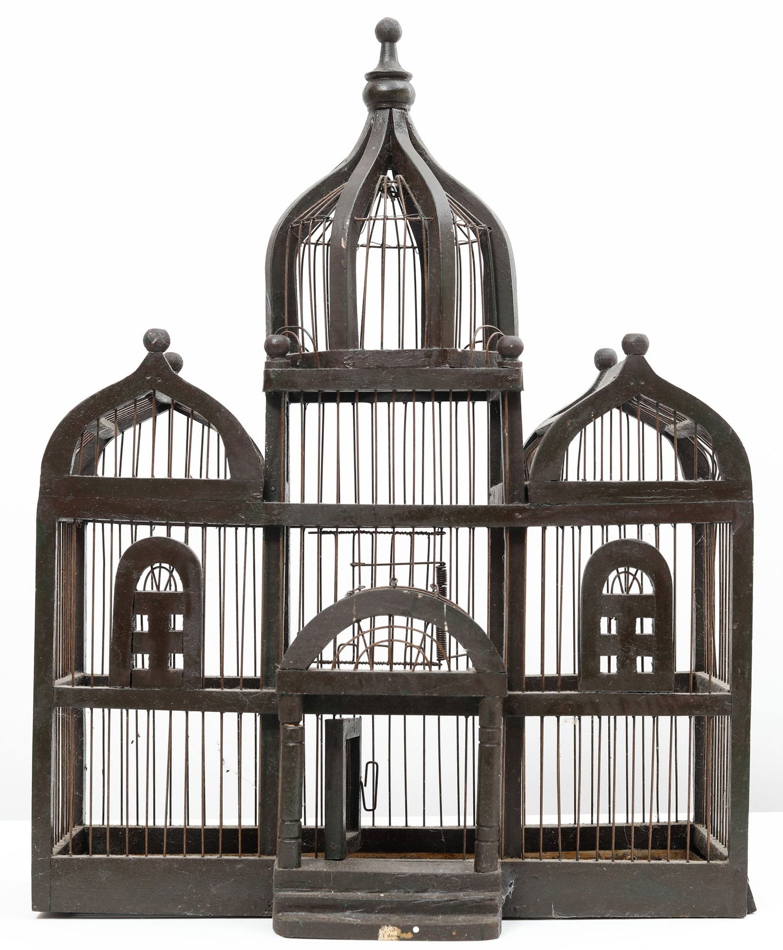 Vintage Victorian Style Architectural Dome Bird Cage (1 of 7)