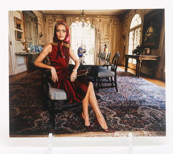 Steven Meisel Untitled VII From Four Days In LA: The Versace Pictures: 8 X 10 Dye bleach print flush mounted on acrylicFrom the private collection of Pascal Dangin NYC