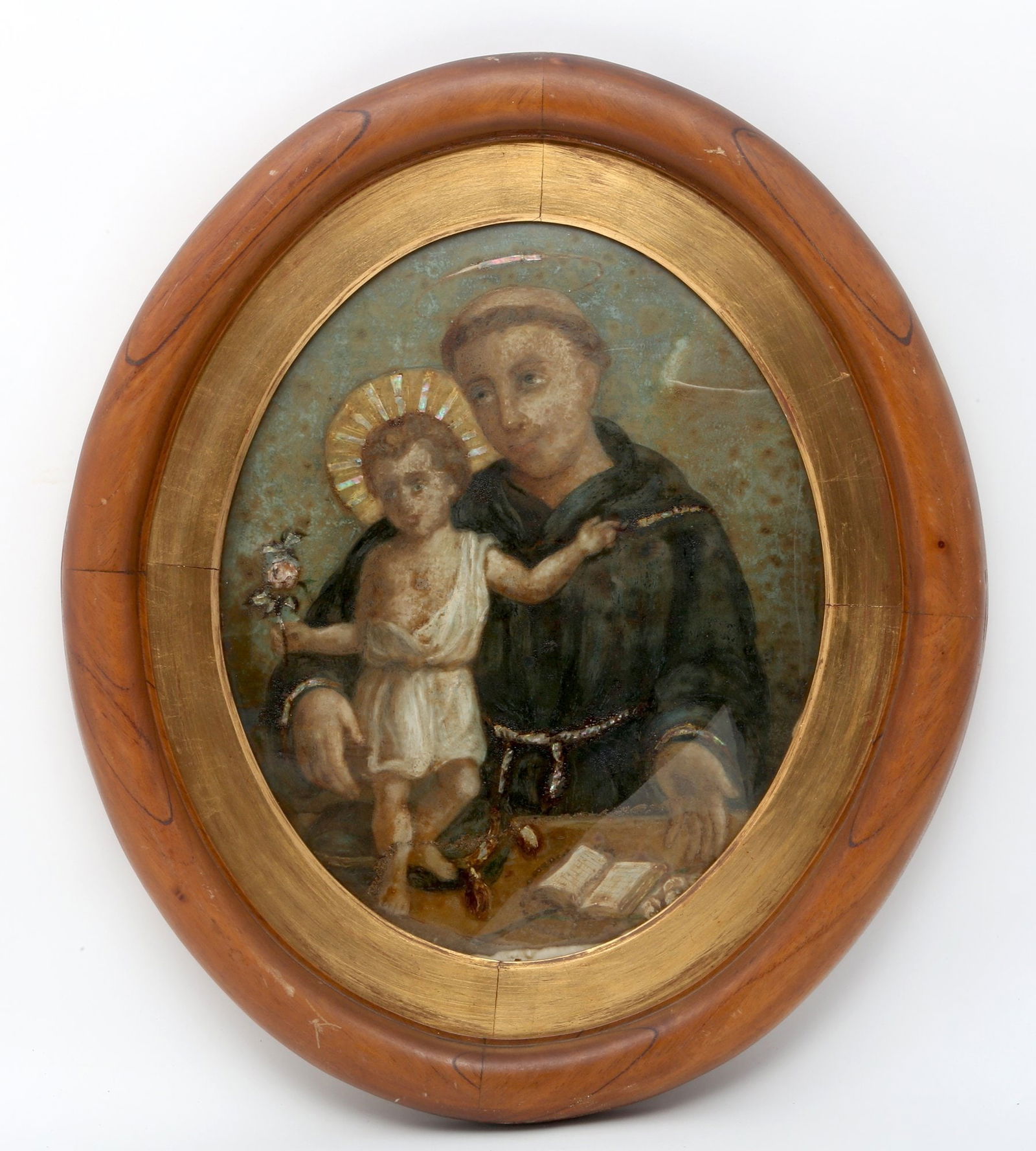 19th Century Spanish School Reverse Painting (1 of 8)