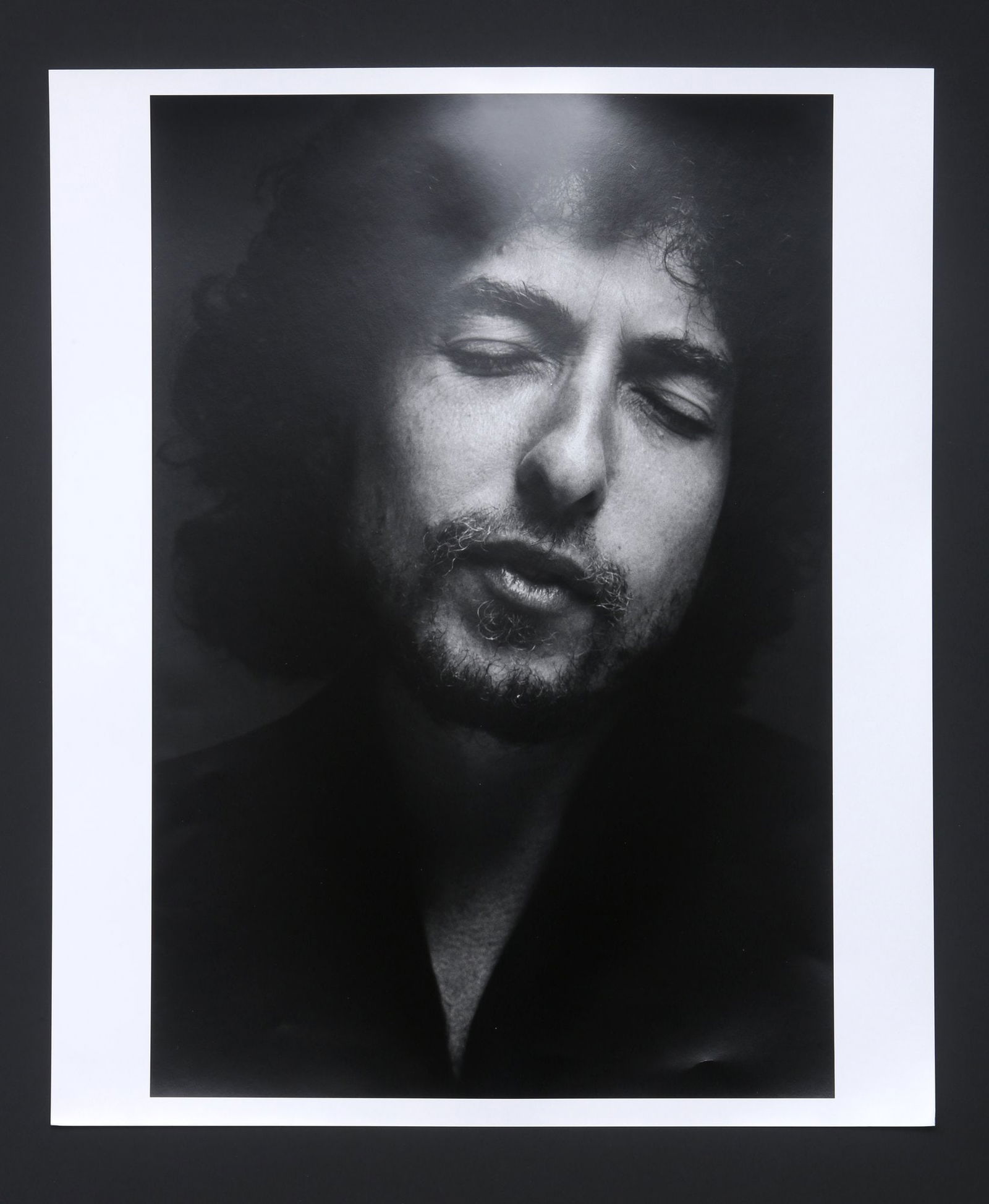 Bob Dylan, Los Angeles, 1977, By Annie Leibovitz: Bob Dylan Los Angeles 1977 By Annie Leibovitz Black & White Silver Gelatin Photo- measures paper 24x20image 22.5 x1 5.5- from the private collection of Pascal Dangin NYC