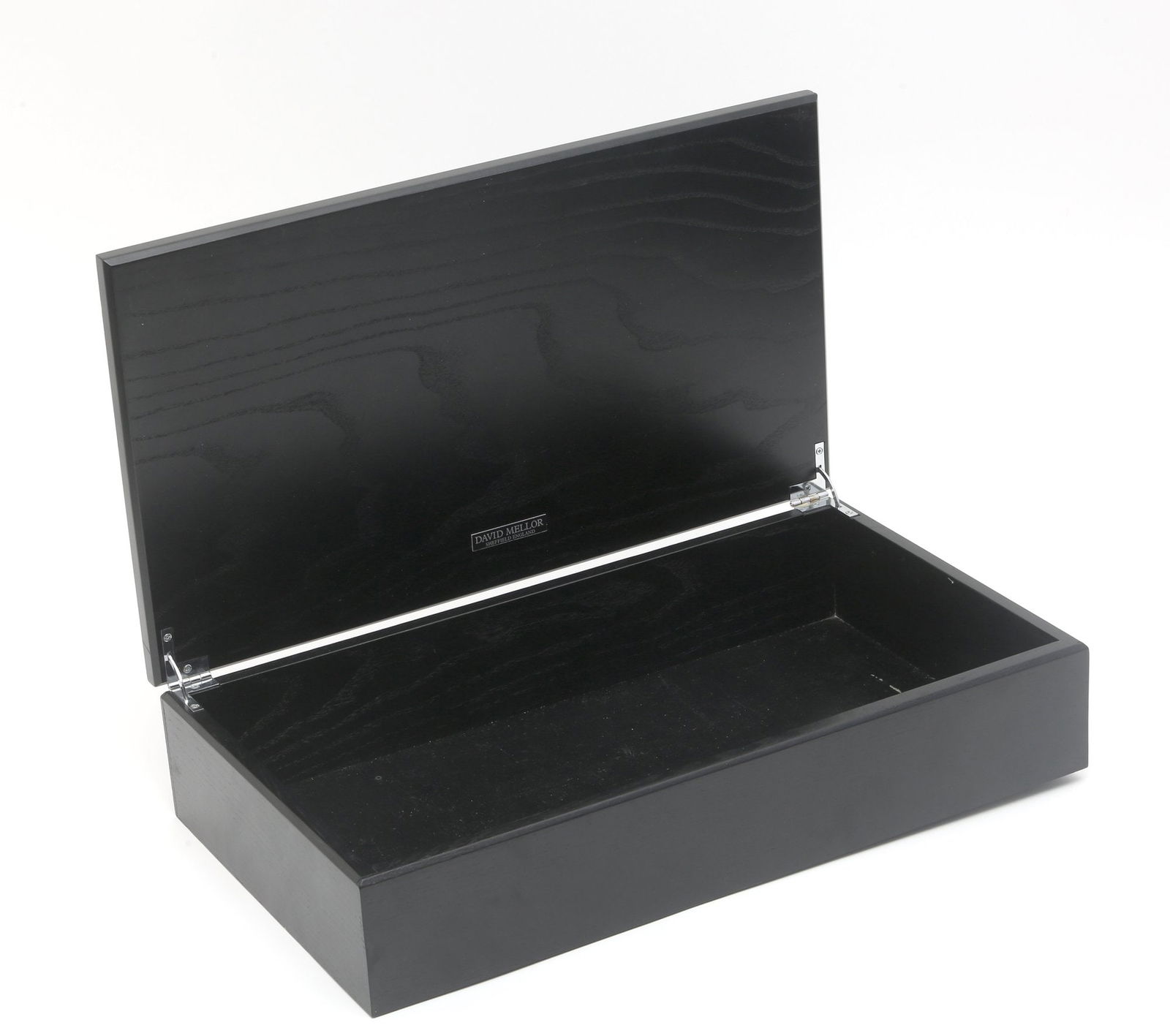 David Mellor Black Wood Box: David Mellor Black Wood Box - measures 21 x 12