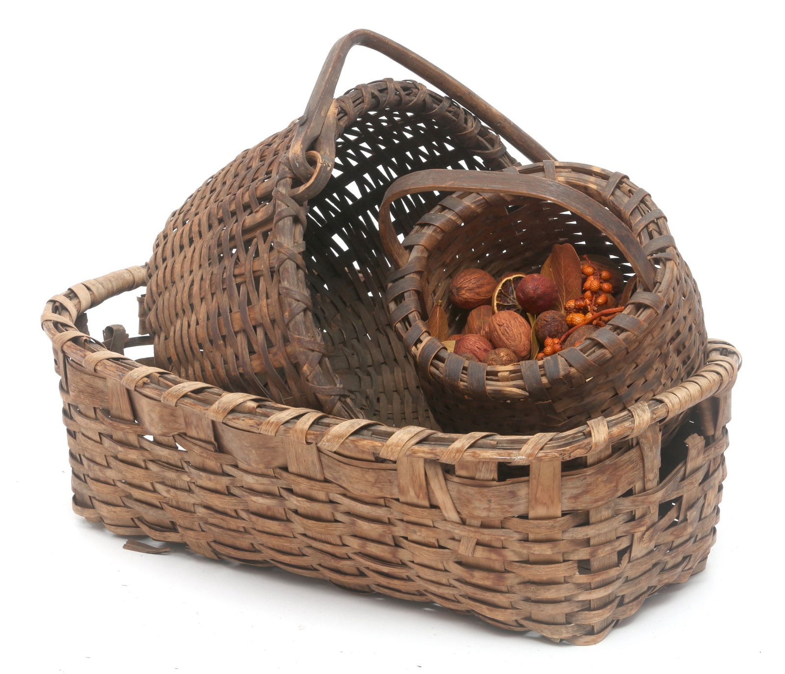 Antique American Hand Woven Baskets (1 of 8)