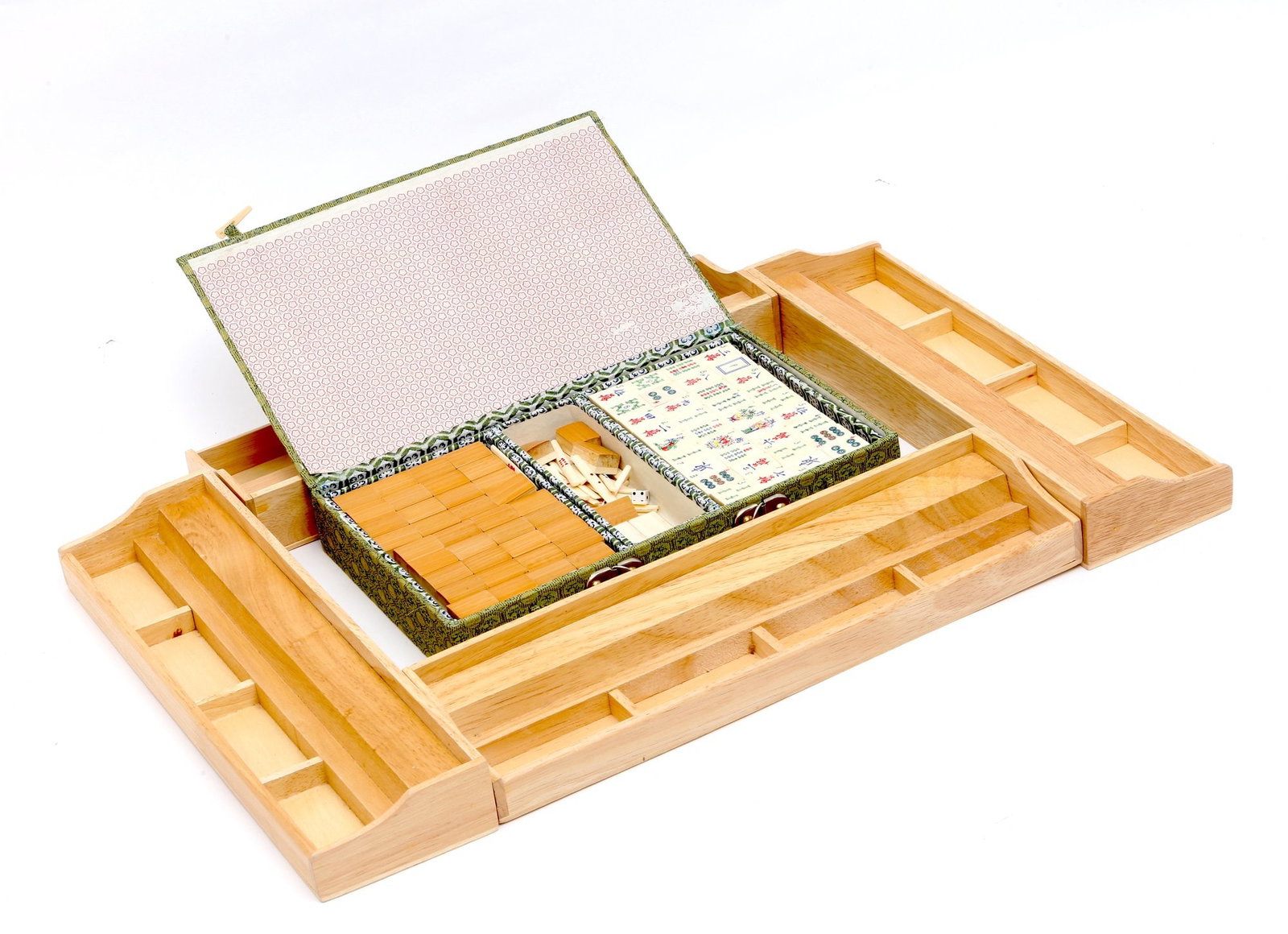 Chinese Domino Game Of Mah Jong: 6pc. Chinese Domino game of Mah including standard rules booklet