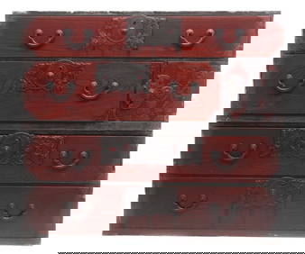 Isho Dansu Clothing Chest from Yonezawa - late 19thC Isho Dansu Clothing Chest from Yonezawa - late 19thC