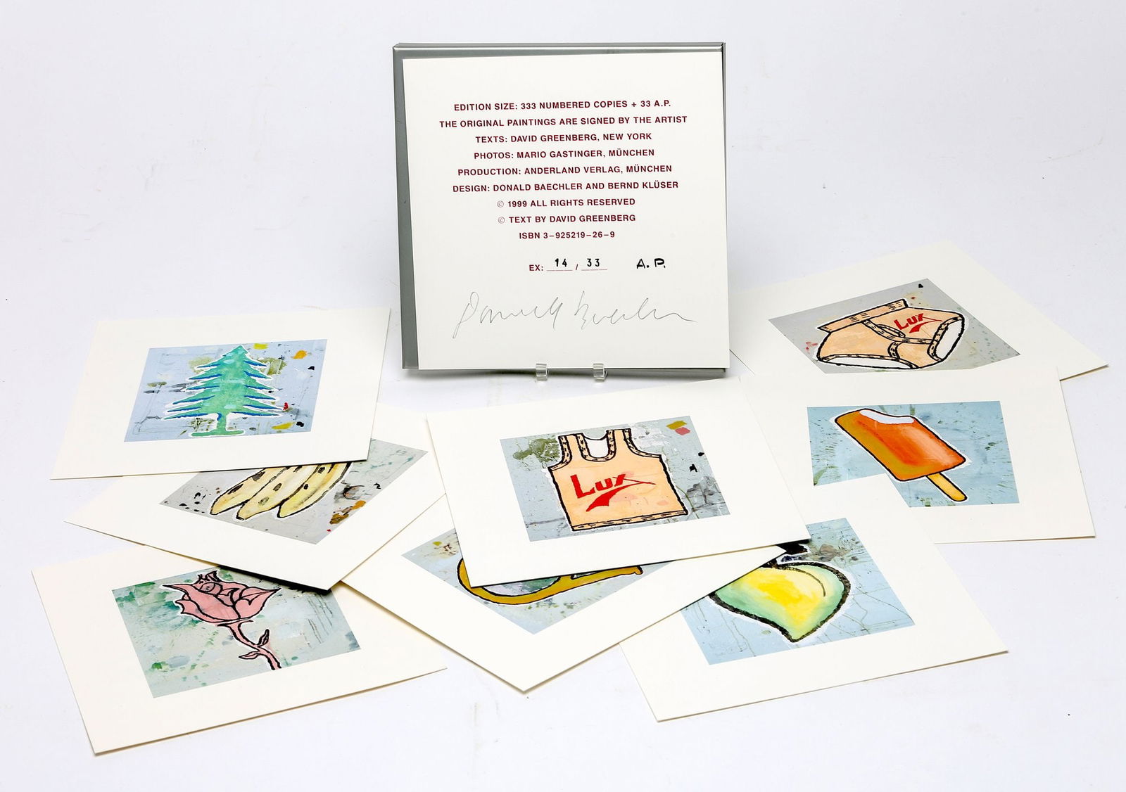 Donald Baechler 15 Paintings Plus One Artist Proof (1 of 20)